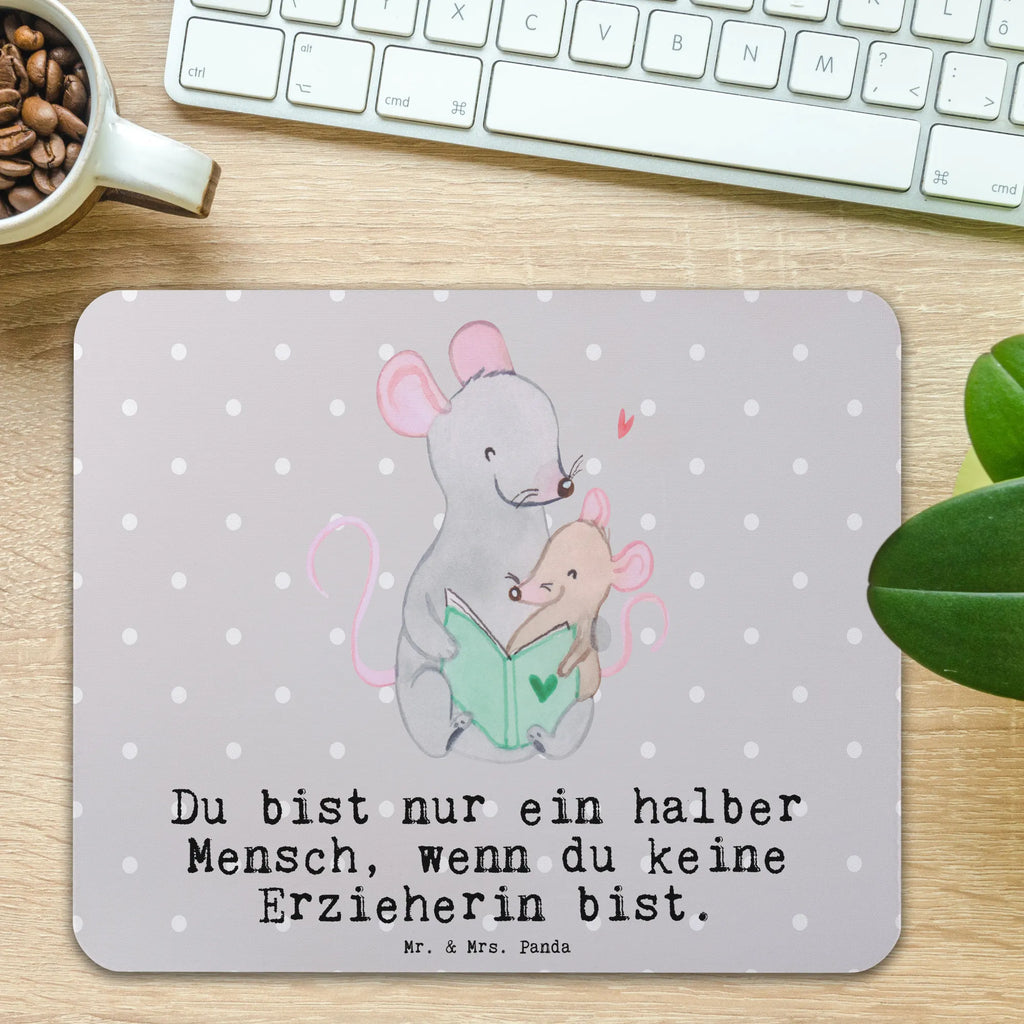 Mauspad Erzieherin mit Herz Mousepad, Computer zubehör, Büroausstattung, PC Zubehör, Arbeitszimmer, Mauspad, Einzigartiges Mauspad, Designer Mauspad, Mausunterlage, Mauspad Büro, Beruf, Ausbildung, Jubiläum, Abschied, Rente, Kollege, Kollegin, Geschenk, Schenken, Arbeitskollege, Mitarbeiter, Firma, Danke, Dankeschön, Erzieherin, Kindergärtnerin, Pädagogin, Kindergarten, Abschiedsgeschenke Kindergarten