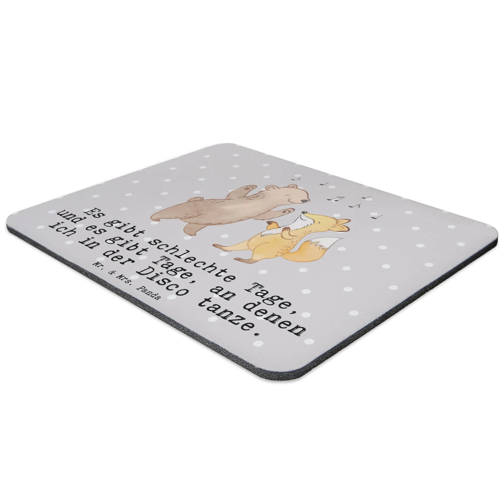 Mauspad Bär & Fuchs Disco Mousepad, Computer zubehör, Büroausstattung, PC Zubehör, Arbeitszimmer, Mauspad, Einzigartiges Mauspad, Designer Mauspad, Mausunterlage, Mauspad Büro, Geschenk, Sport, Sportart, Hobby, Schenken, Danke, Dankeschön, Auszeichnung, Gewinn, Sportler, Disco, Clubs, Tanzen, Feiern, Clubbing, Tanzstimmung, Nachtclub