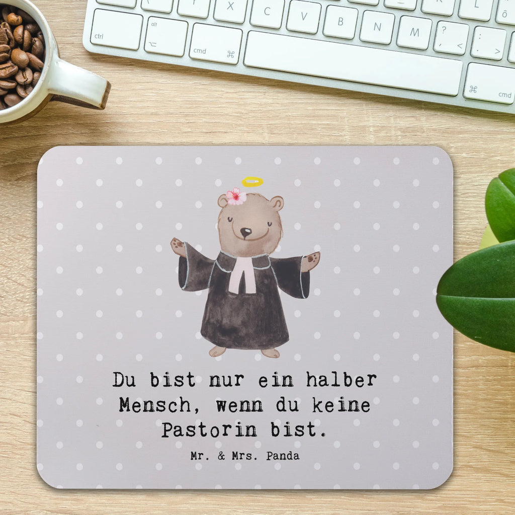 Mauspad Pastorin mit Herz Mousepad, Computer zubehör, Büroausstattung, PC Zubehör, Arbeitszimmer, Mauspad, Einzigartiges Mauspad, Designer Mauspad, Mausunterlage, Mauspad Büro, Beruf, Ausbildung, Jubiläum, Abschied, Rente, Kollege, Kollegin, Geschenk, Schenken, Arbeitskollege, Mitarbeiter, Firma, Danke, Dankeschön, Pastorin, Dienerin Gottes<br />Geistliche, Pfarrerin, Predigerin<br />Priesterin, Theologin, Kirche