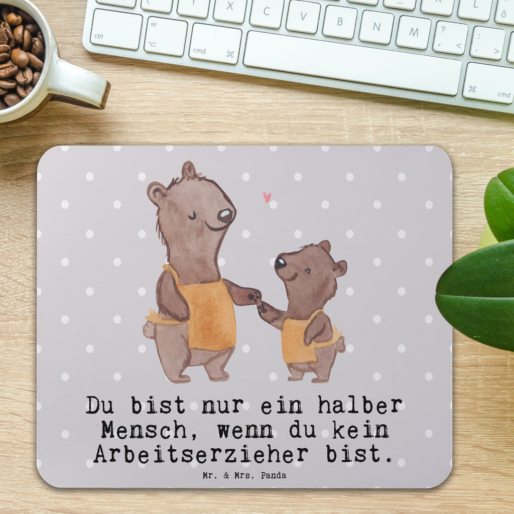 Mauspad Arbeitserzieher mit Herz Mousepad, Computer zubehör, Büroausstattung, PC Zubehör, Arbeitszimmer, Mauspad, Einzigartiges Mauspad, Designer Mauspad, Mausunterlage, Mauspad Büro, Beruf, Ausbildung, Jubiläum, Abschied, Rente, Kollege, Kollegin, Geschenk, Schenken, Arbeitskollege, Mitarbeiter, Firma, Danke, Dankeschön, Arbeitserzieher, Arbeitspädagoge, Studium