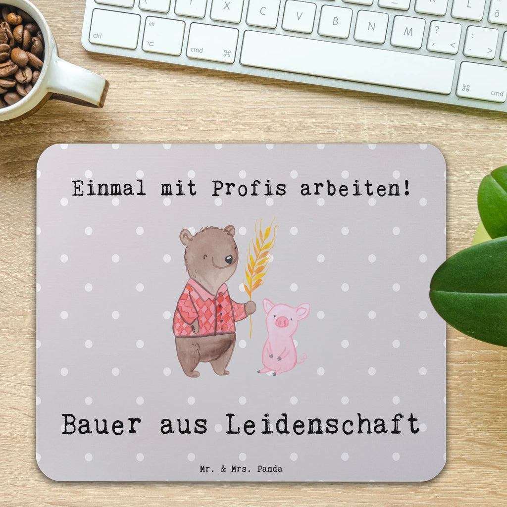 Mauspad Bauer aus Leidenschaft Mousepad, Computer zubehör, Büroausstattung, PC Zubehör, Arbeitszimmer, Mauspad, Einzigartiges Mauspad, Designer Mauspad, Mausunterlage, Mauspad Büro, Beruf, Ausbildung, Jubiläum, Abschied, Rente, Kollege, Kollegin, Geschenk, Schenken, Arbeitskollege, Mitarbeiter, Firma, Danke, Dankeschön, Landwirt; Bauer, Tierwirt, Agronom, Farmer, Bauernhof