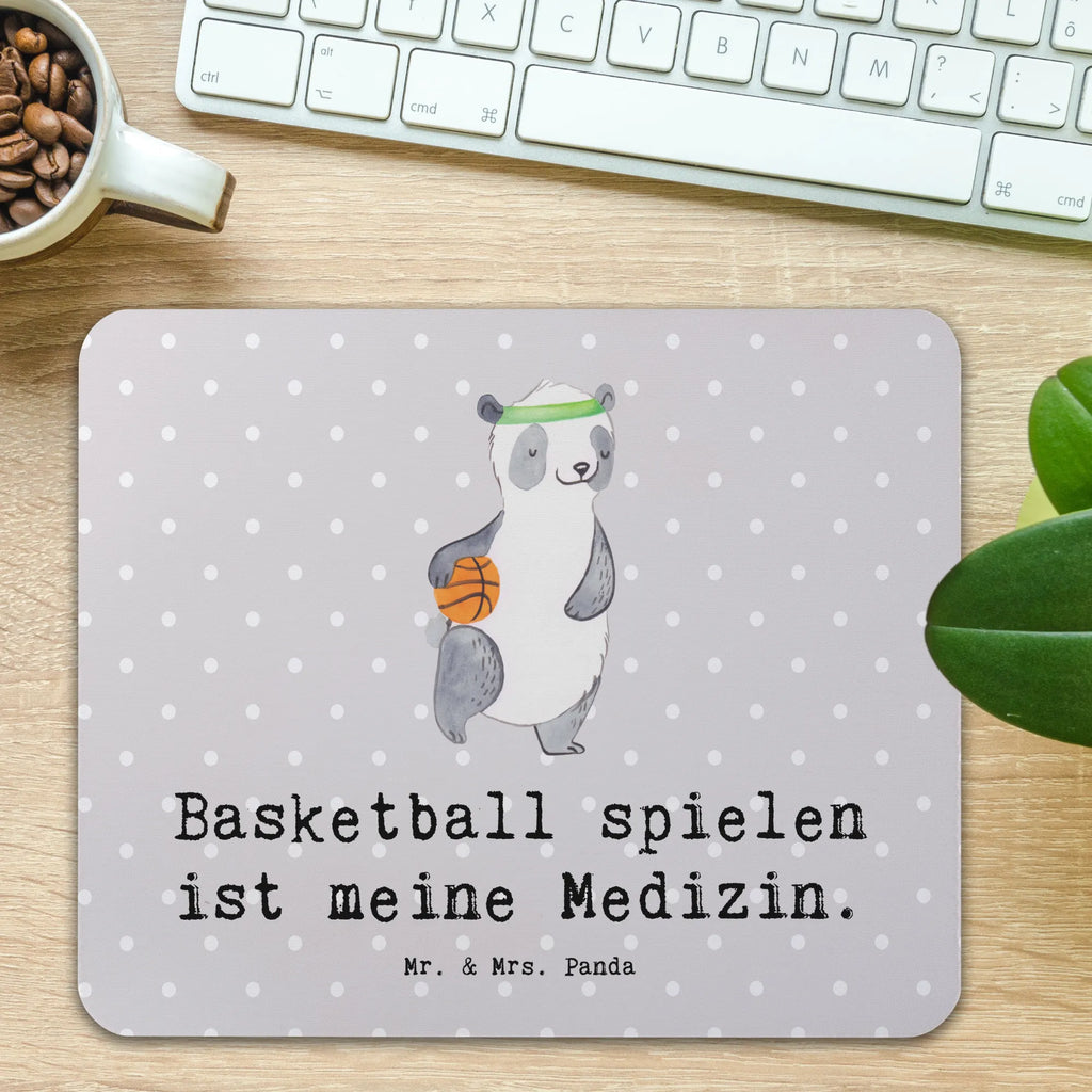 Mauspad Panda Basketball Mousepad, Computer zubehör, Büroausstattung, PC Zubehör, Arbeitszimmer, Mauspad, Einzigartiges Mauspad, Designer Mauspad, Mausunterlage, Mauspad Büro, Geschenk, Sport, Sportart, Hobby, Schenken, Danke, Dankeschön, Auszeichnung, Gewinn, Sportler, Basketball, Basketball Verein, Basketball Verband, Basketballplatz