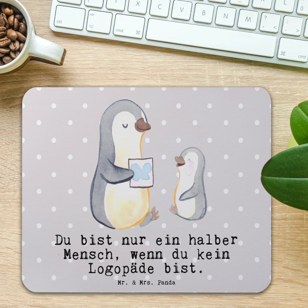 Mauspad Logopäde mit Herz Mousepad, Computer zubehör, Büroausstattung, PC Zubehör, Arbeitszimmer, Mauspad, Einzigartiges Mauspad, Designer Mauspad, Mausunterlage, Mauspad Büro, Beruf, Ausbildung, Jubiläum, Abschied, Rente, Kollege, Kollegin, Geschenk, Schenken, Arbeitskollege, Mitarbeiter, Firma, Danke, Dankeschön, Logopäde, Logopädie, Studium