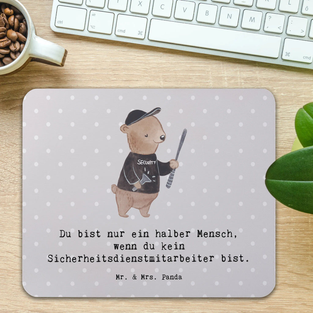 Mauspad Sicherheitsdienstmitarbeiter mit Herz Mousepad, Computer zubehör, Büroausstattung, PC Zubehör, Arbeitszimmer, Mauspad, Einzigartiges Mauspad, Designer Mauspad, Mausunterlage, Mauspad Büro, Beruf, Ausbildung, Jubiläum, Abschied, Rente, Kollege, Kollegin, Geschenk, Schenken, Arbeitskollege, Mitarbeiter, Firma, Danke, Dankeschön