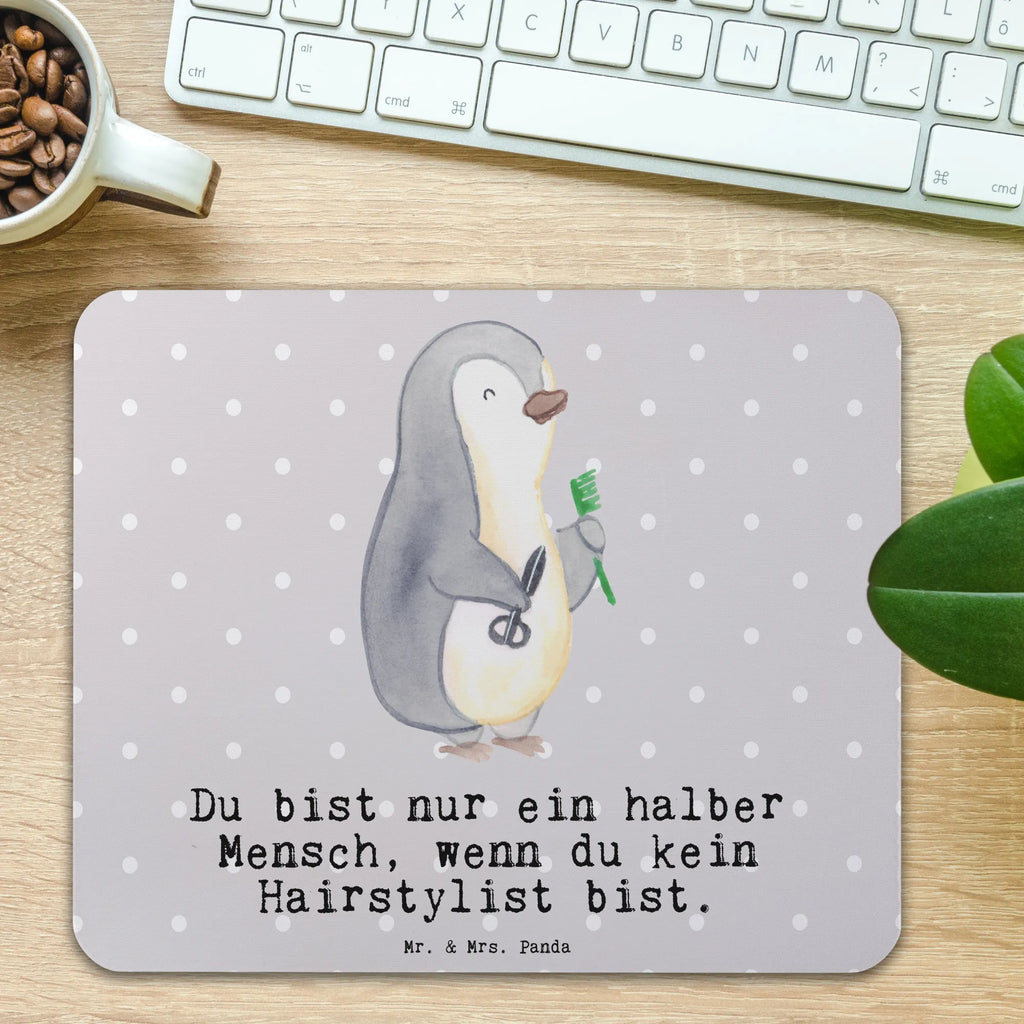 Mauspad Hairstylist mit Herz Mousepad, Computer zubehör, Büroausstattung, PC Zubehör, Arbeitszimmer, Mauspad, Einzigartiges Mauspad, Designer Mauspad, Mausunterlage, Mauspad Büro, Beruf, Ausbildung, Jubiläum, Abschied, Rente, Kollege, Kollegin, Geschenk, Schenken, Arbeitskollege, Mitarbeiter, Firma, Danke, Dankeschön, Frisör, Haarstylist, Hairstylist, Friseursalon, Barbier, Coiffeur, Eröffnung Friseur