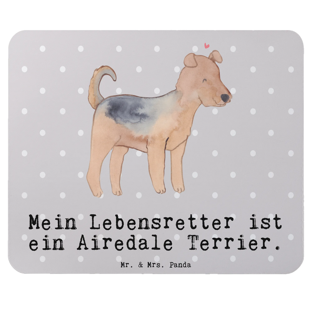 Mauspad Airedale Terrier Lebensretter Mousepad, Computer zubehör, Büroausstattung, PC Zubehör, Arbeitszimmer, Mauspad, Einzigartiges Mauspad, Designer Mauspad, Mausunterlage, Mauspad Büro, Hund, Hunderasse, Rassehund, Hundebesitzer, Geschenk, Tierfreund, Schenken, Welpe