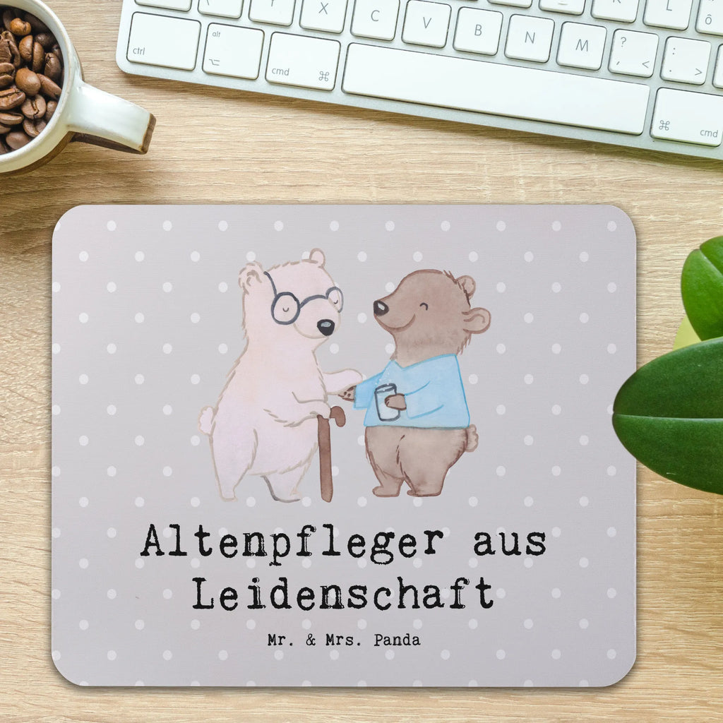 Mauspad Altenpfleger aus Leidenschaft Mousepad, Computer zubehör, Büroausstattung, PC Zubehör, Arbeitszimmer, Mauspad, Einzigartiges Mauspad, Designer Mauspad, Mausunterlage, Mauspad Büro, Beruf, Ausbildung, Jubiläum, Abschied, Rente, Kollege, Kollegin, Geschenk, Schenken, Arbeitskollege, Mitarbeiter, Firma, Danke, Dankeschön, Altenpfleger, Pfleger, Altenheim Eröffnung