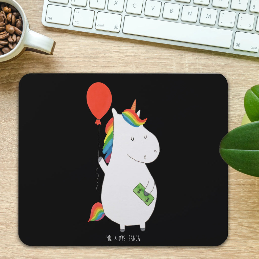 Mauspad Einhorn Luftballon Mousepad, Computer zubehör, Büroausstattung, PC Zubehör, Arbeitszimmer, Mauspad, Einzigartiges Mauspad, Designer Mauspad, Mausunterlage, Mauspad Büro, Einhorn, Einhörner, Einhorn Deko, Pegasus, Unicorn, Luftballon, Geld, Lebenslust, Freude, Geschenk, Freundin