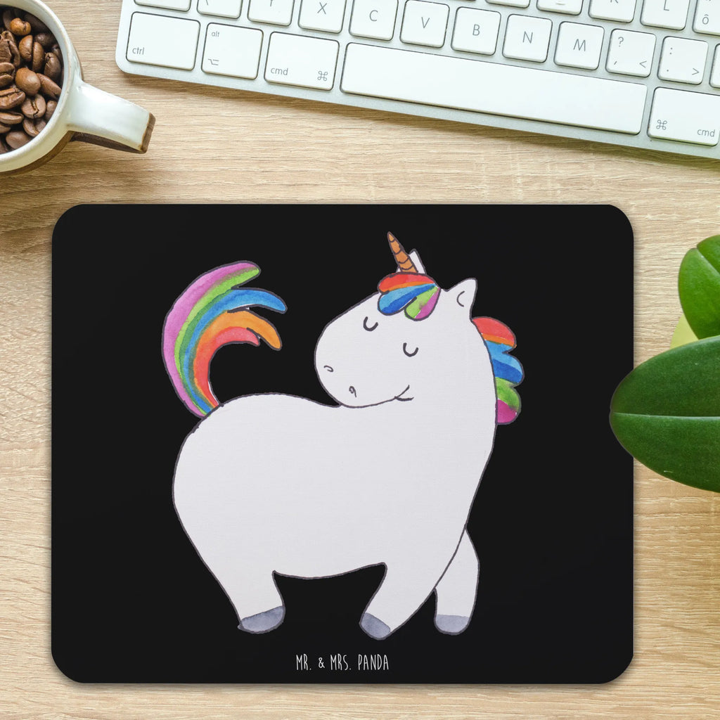 Mauspad Einhorn Stolzieren Mousepad, Computer zubehör, Büroausstattung, PC Zubehör, Arbeitszimmer, Mauspad, Einzigartiges Mauspad, Designer Mauspad, Mausunterlage, Mauspad Büro, Einhorn, Einhörner, Einhorn Deko, Pegasus, Unicorn, stolz, anders, bunt, Pferd, Reiter, Reiten, Freundin, Geschenk