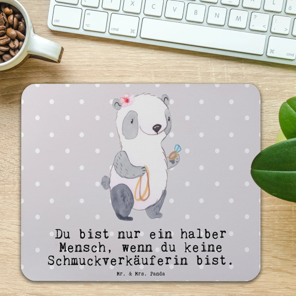 Mauspad Schmuckverkäuferin mit Herz Mousepad, Computer zubehör, Büroausstattung, PC Zubehör, Arbeitszimmer, Mauspad, Einzigartiges Mauspad, Designer Mauspad, Mausunterlage, Mauspad Büro, Beruf, Ausbildung, Jubiläum, Abschied, Rente, Kollege, Kollegin, Geschenk, Schenken, Arbeitskollege, Mitarbeiter, Firma, Danke, Dankeschön, Schmuckverkäuferin, Juwelier, Goldschmied, Schmied, Schmuckwarenhändler, Schmuckgeschäft, Eröffnung