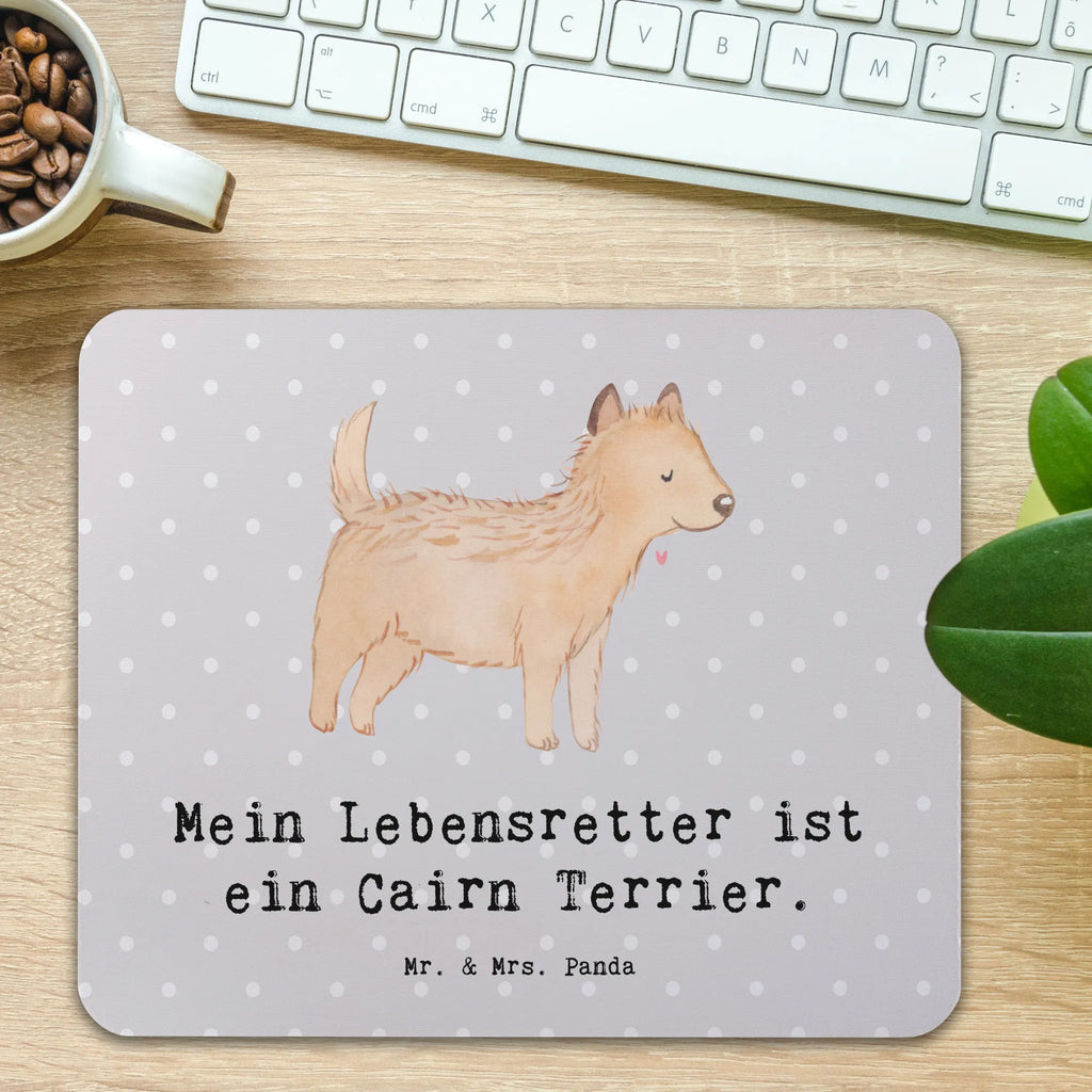 Mauspad Cairn Terrier Lebensretter Mousepad, Computer zubehör, Büroausstattung, PC Zubehör, Arbeitszimmer, Mauspad, Einzigartiges Mauspad, Designer Mauspad, Mausunterlage, Mauspad Büro, Hund, Hunderasse, Rassehund, Hundebesitzer, Geschenk, Tierfreund, Schenken, Welpe, Cairn Terrier