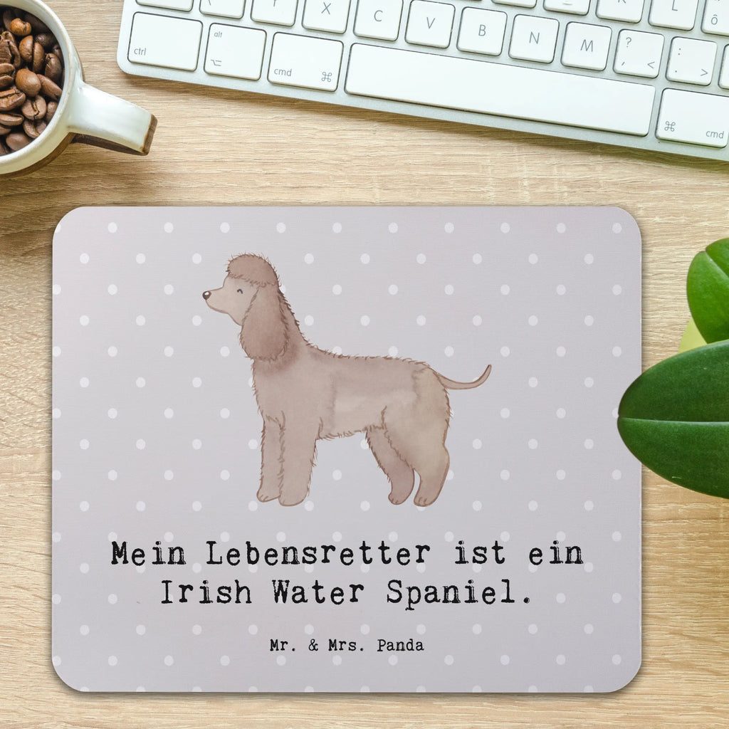 Mauspad Irish Water Spaniel Lebensretter Mousepad, Computer zubehör, Büroausstattung, PC Zubehör, Arbeitszimmer, Mauspad, Einzigartiges Mauspad, Designer Mauspad, Mausunterlage, Mauspad Büro, Hund, Hunderasse, Rassehund, Hundebesitzer, Geschenk, Tierfreund, Schenken, Welpe, Irish Water Spaniel, Jagdhund