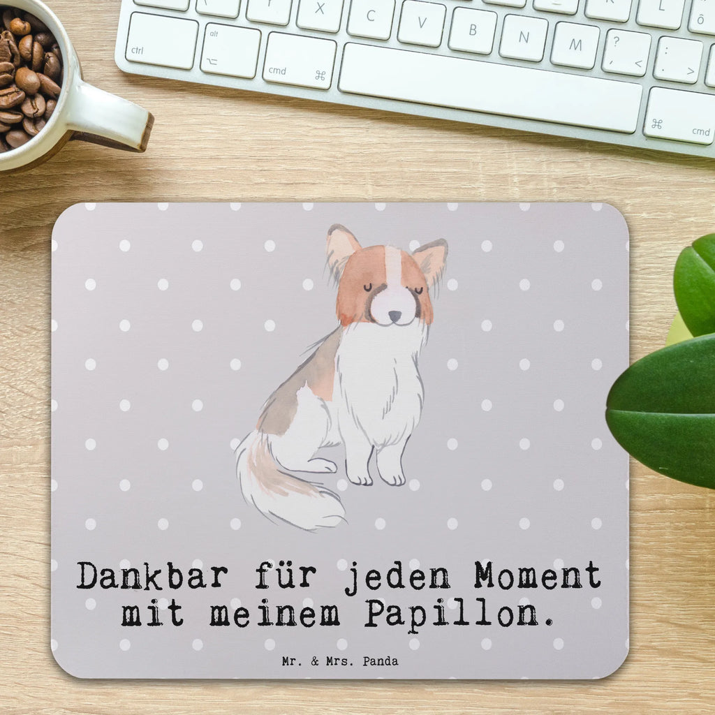 Mauspad Papillon Moment Mousepad, Computer zubehör, Büroausstattung, PC Zubehör, Arbeitszimmer, Mauspad, Einzigartiges Mauspad, Designer Mauspad, Mausunterlage, Mauspad Büro, Hund, Hunderasse, Rassehund, Hundebesitzer, Geschenk, Tierfreund, Schenken, Welpe, Kontinentaler Zwergspaniel, Papillon