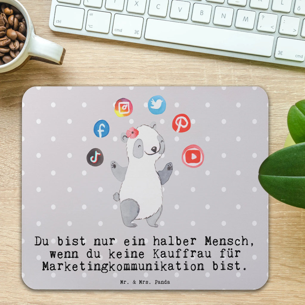 Mauspad Kauffrau für Marketingkommunikation mit Herz Mousepad, Computer zubehör, Büroausstattung, PC Zubehör, Arbeitszimmer, Mauspad, Einzigartiges Mauspad, Designer Mauspad, Mausunterlage, Mauspad Büro, Beruf, Ausbildung, Jubiläum, Abschied, Rente, Kollege, Kollegin, Geschenk, Schenken, Arbeitskollege, Mitarbeiter, Firma, Danke, Dankeschön