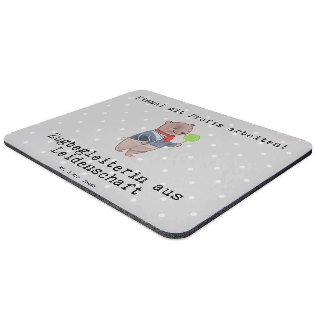 Mauspad Zugbegleiterin aus Leidenschaft Mousepad, Computer zubehör, Büroausstattung, PC Zubehör, Arbeitszimmer, Mauspad, Einzigartiges Mauspad, Designer Mauspad, Mausunterlage, Mauspad Büro, Beruf, Ausbildung, Jubiläum, Abschied, Rente, Kollege, Kollegin, Geschenk, Schenken, Arbeitskollege, Mitarbeiter, Firma, Danke, Dankeschön