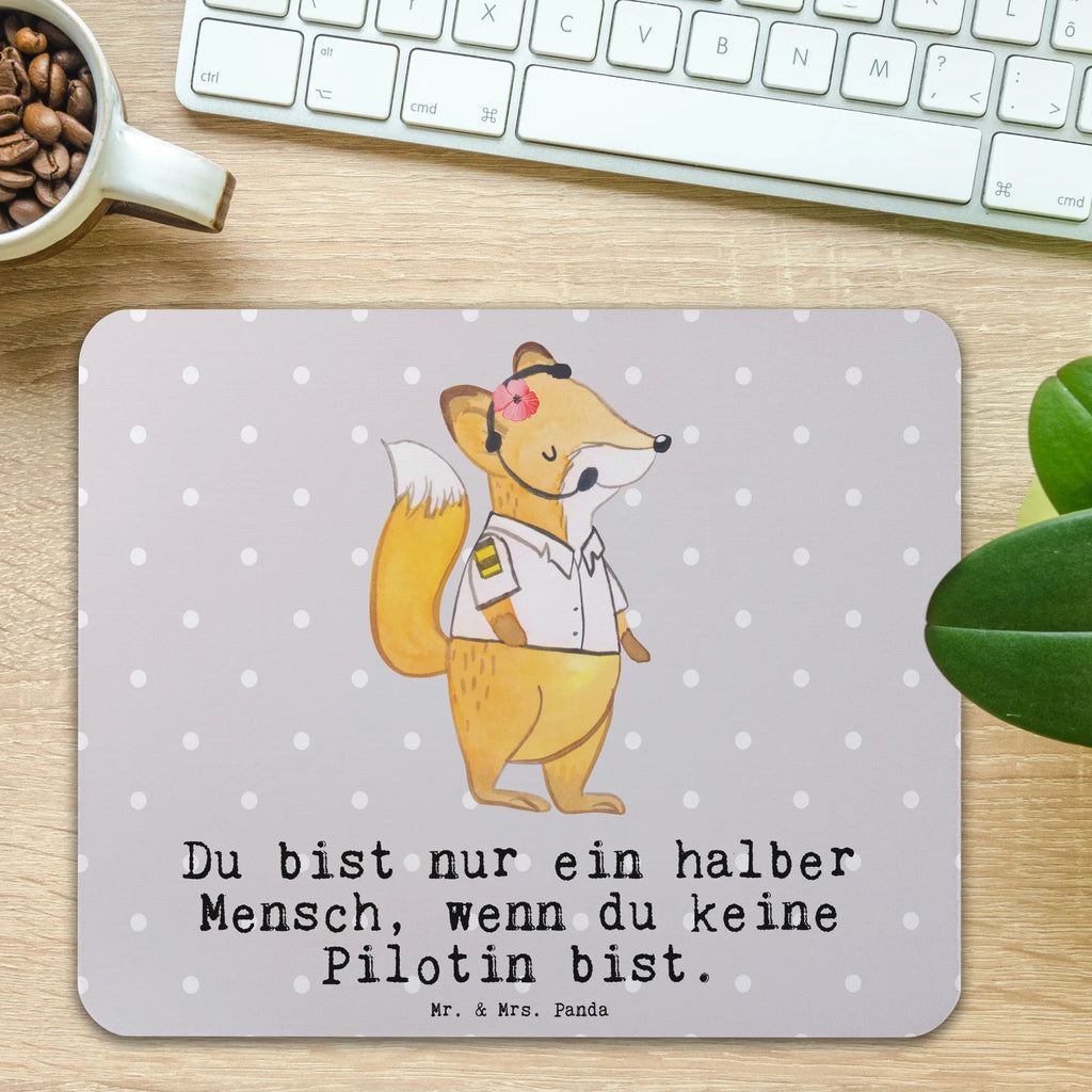 Mauspad Pilotin mit Herz Mousepad, Computer zubehör, Büroausstattung, PC Zubehör, Arbeitszimmer, Mauspad, Einzigartiges Mauspad, Designer Mauspad, Mausunterlage, Mauspad Büro, Beruf, Ausbildung, Jubiläum, Abschied, Rente, Kollege, Kollegin, Geschenk, Schenken, Arbeitskollege, Mitarbeiter, Firma, Danke, Dankeschön, Pilotin, Flugkapitänin, Cockpit, Flugzeug