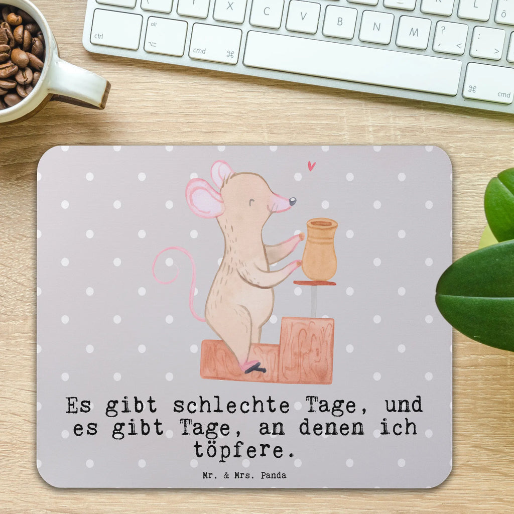 Mauspad Maus Töpfern Mousepad, Computer zubehör, Büroausstattung, PC Zubehör, Arbeitszimmer, Mauspad, Einzigartiges Mauspad, Designer Mauspad, Mausunterlage, Mauspad Büro, Geschenk, Sport, Sportart, Hobby, Schenken, Danke, Dankeschön, Auszeichnung, Gewinn, Sportler, Töpfern, Töpferei, Töpferkurs