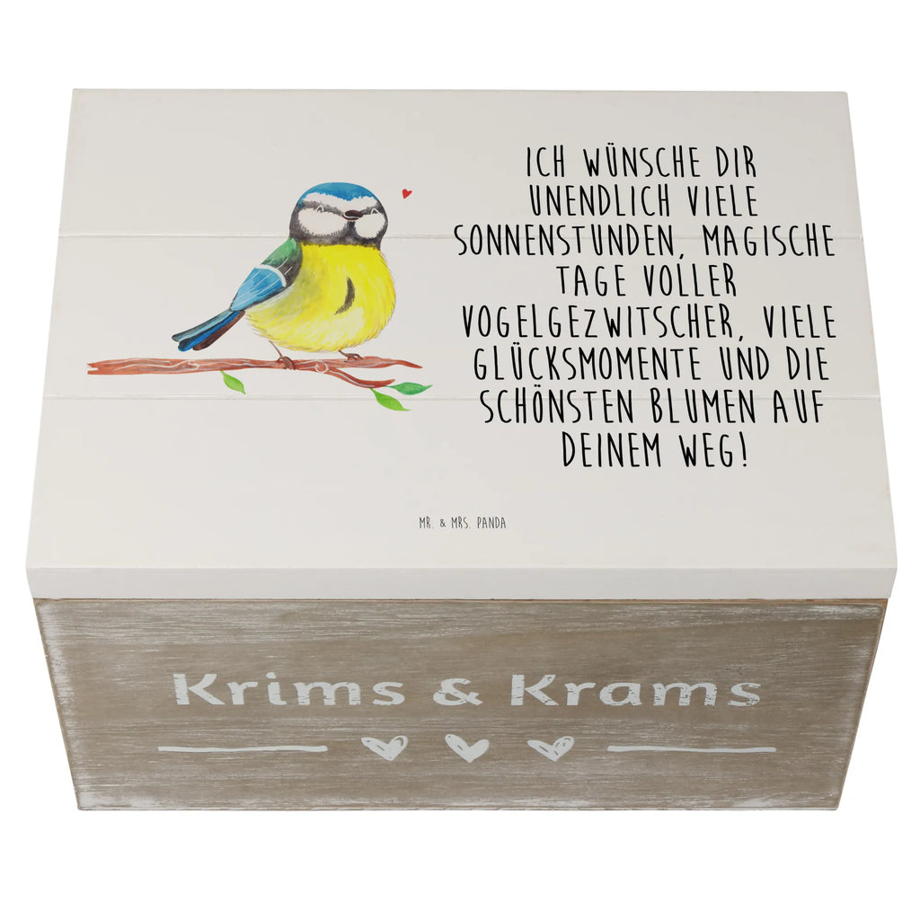 Holzkiste Vogel Blaumeise Holzkiste, Kiste, Schatzkiste, Truhe, Schatulle, XXL, Erinnerungsbox, Erinnerungskiste, Dekokiste, Aufbewahrungsbox, Geschenkbox, Geschenkdose, Ostern, Osterhase, Ostergeschenke, Osternest, Osterdeko, Geschenke zu Ostern, Ostern Geschenk, Ostergeschenke Kinder, Ostern Kinder, Ostergrüße, Blaumeise, Vogel, liebe Grüße, Frühling, Frühlingsgefühle, Osterzeit