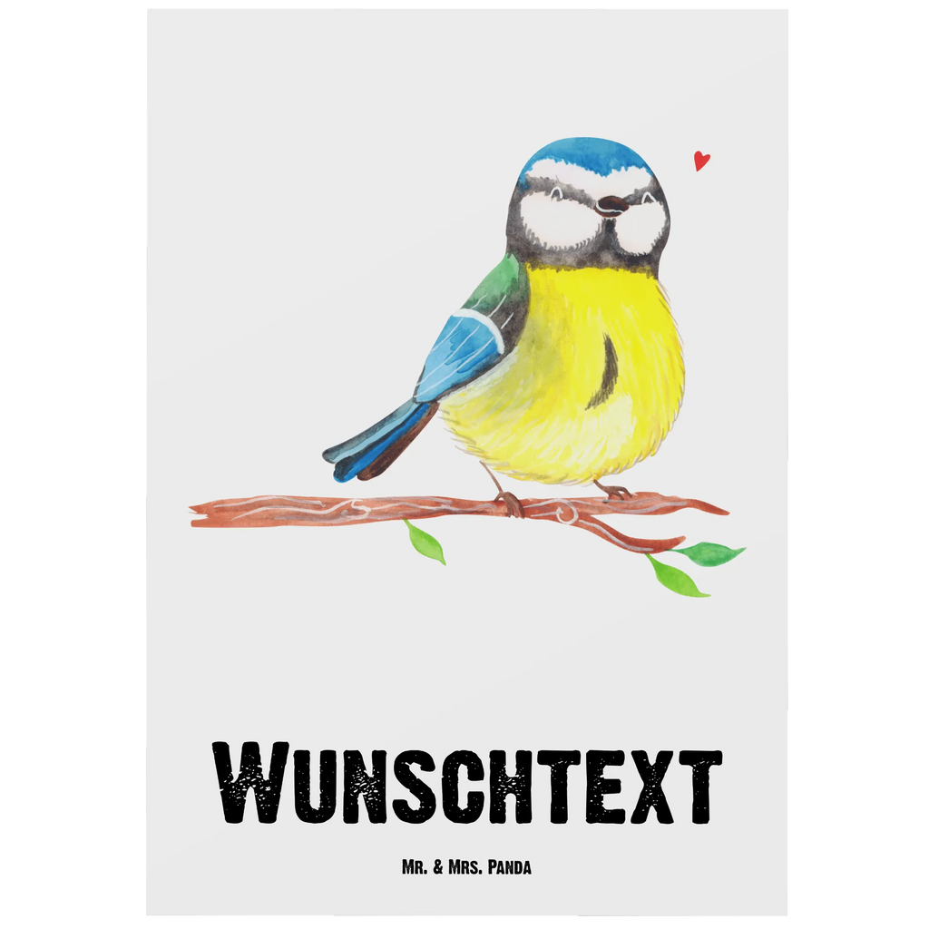 Personalisierte Postkarte Vogel Blaumeise Postkarte mit Namen, Postkarte bedrucken, Postkarte mit Wunschtext, Postkarte personalisierbar, Geschenkkarte mit Namen, Grußkarte mit Namen, Karte mit Namen, Einladung mit Namen, Ansichtskarte mit Namen, Geschenkkarte mit Wunschtext, Grußkarte mit Wunschtext, Karte mit Wunschtext, Einladung mit Wunschtext, Ansichtskarte mit Wunschtext, Ostern, Osterhase, Ostergeschenke, Osternest, Osterdeko, Geschenke zu Ostern, Ostern Geschenk, Ostergeschenke Kinder, Ostern Kinder, Ostergrüße, Blaumeise, Vogel, liebe Grüße, Frühling, Frühlingsgefühle, Osterzeit