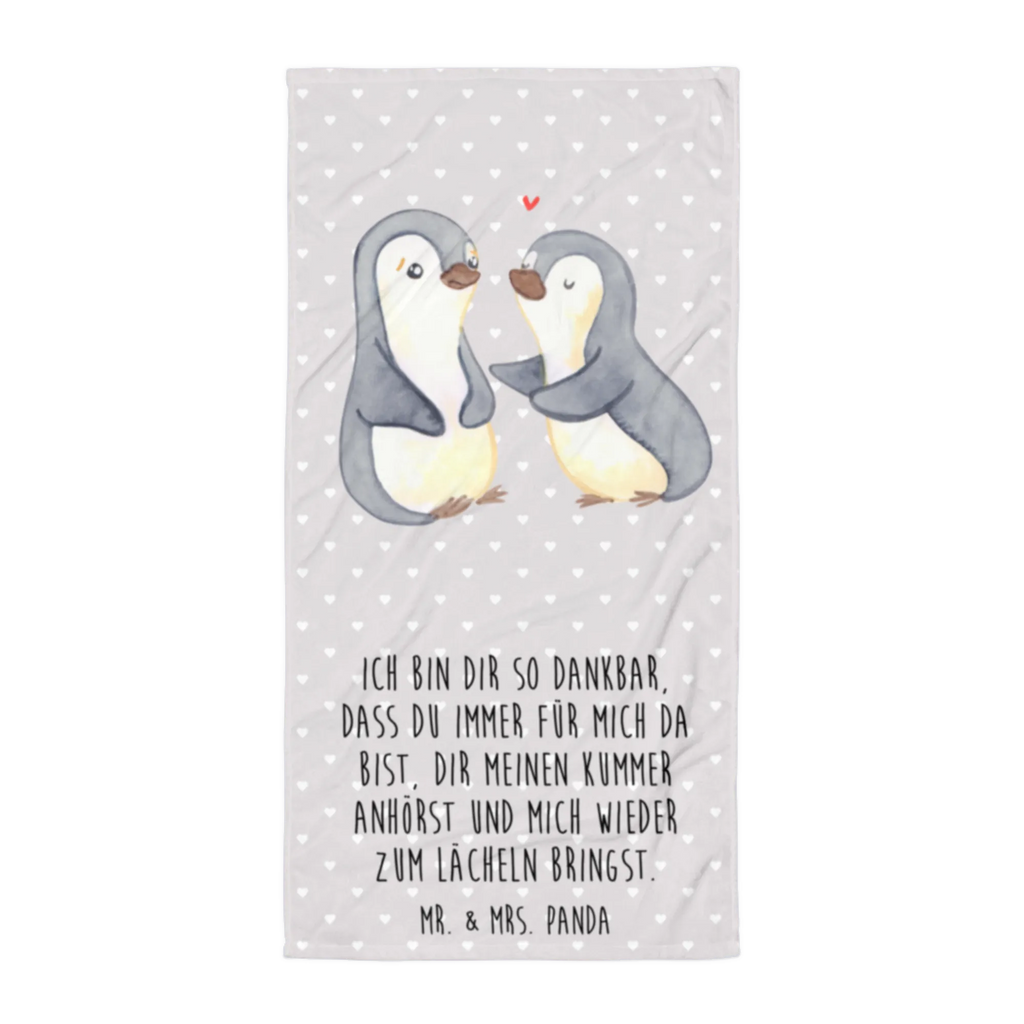 XL Badehandtuch Pinguine trösten Handtuch, Badetuch, Duschtuch, Strandtuch, Saunatuch, Liebe, Partner, Freund, Freundin, Ehemann, Ehefrau, Heiraten, Verlobung, Heiratsantrag, Liebesgeschenk, Jahrestag, Hocheitstag, Valentinstag, Geschenk für Frauen, Hochzeitstag, Mitbringsel, Geschenk für Freundin, Geschenk für Partner, Liebesbeweis, für Männer, für Ehemann