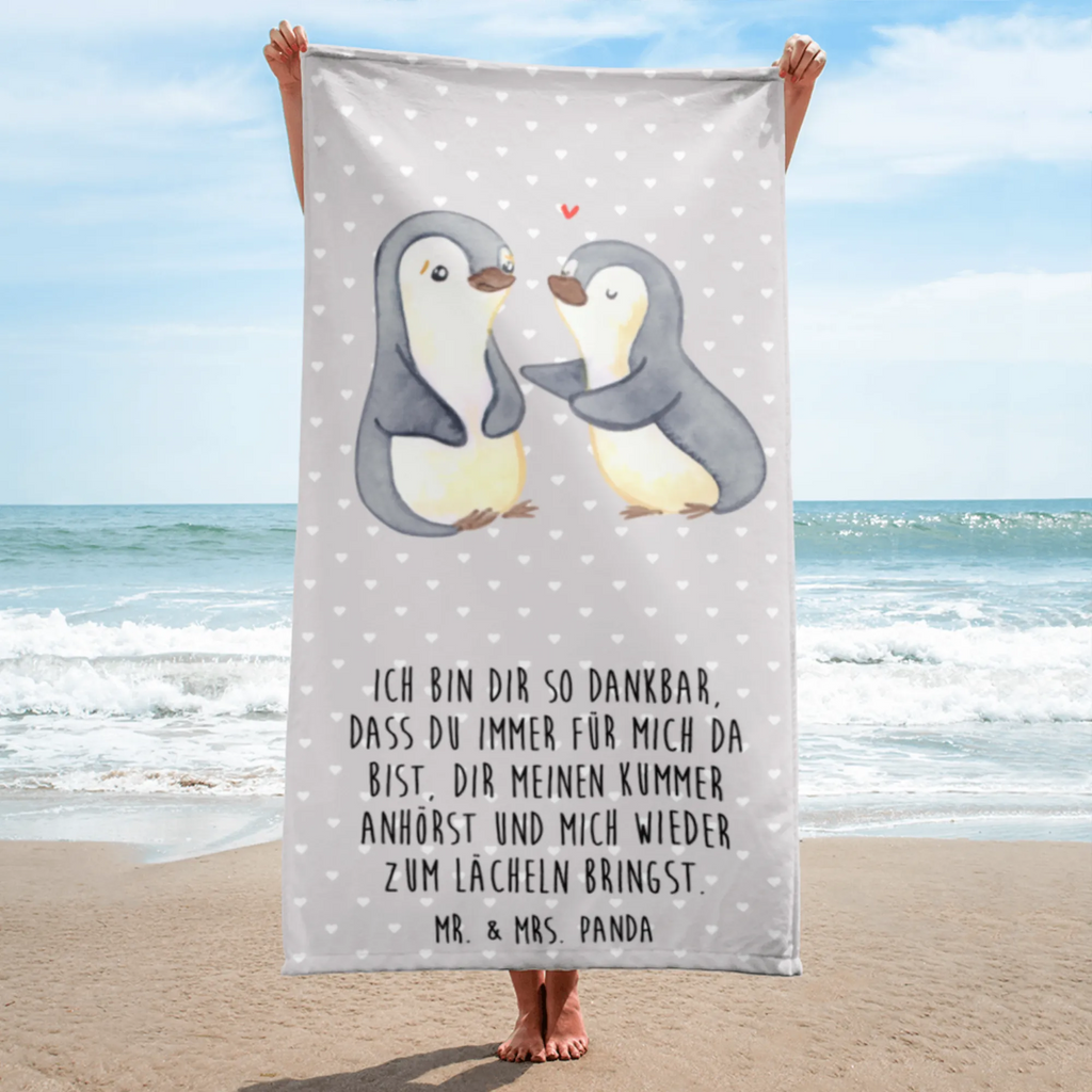 XL Badehandtuch Pinguine trösten Handtuch, Badetuch, Duschtuch, Strandtuch, Saunatuch, Liebe, Partner, Freund, Freundin, Ehemann, Ehefrau, Heiraten, Verlobung, Heiratsantrag, Liebesgeschenk, Jahrestag, Hocheitstag, Valentinstag, Geschenk für Frauen, Hochzeitstag, Mitbringsel, Geschenk für Freundin, Geschenk für Partner, Liebesbeweis, für Männer, für Ehemann