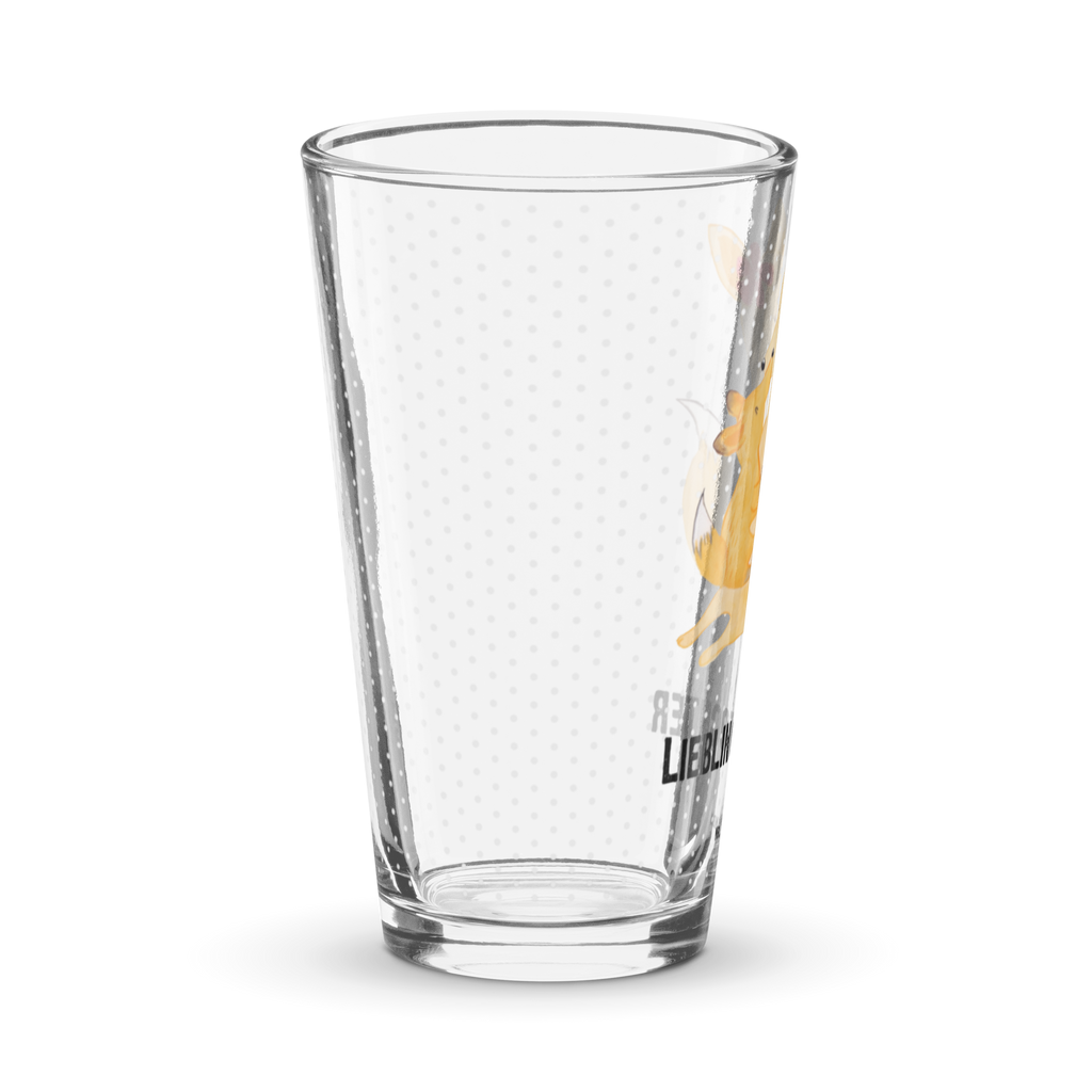 Premium Trinkglas Fuchs Mama & Kind Trinkglas, Glas, Pint Glas, Bierglas, Cocktail Glas, Wasserglas, Familie, Vatertag, Muttertag, Bruder, Schwester, Mama, Papa, Oma, Opa, Mutter, Tochter, Lieblingstochter, Beste Tochter, Geschenk