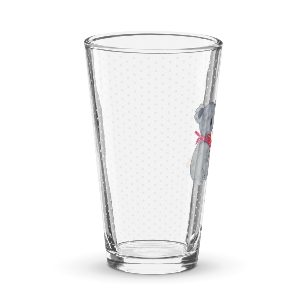 Premium Trinkglas Koala Künstler Trinkglas, Glas, Pint Glas, Bierglas, Cocktail Glas, Wasserglas, Koala, Koalabär, Liebe, Liebensbeweis, Liebesgeschenk, Gefühle, Künstler, zeichnen