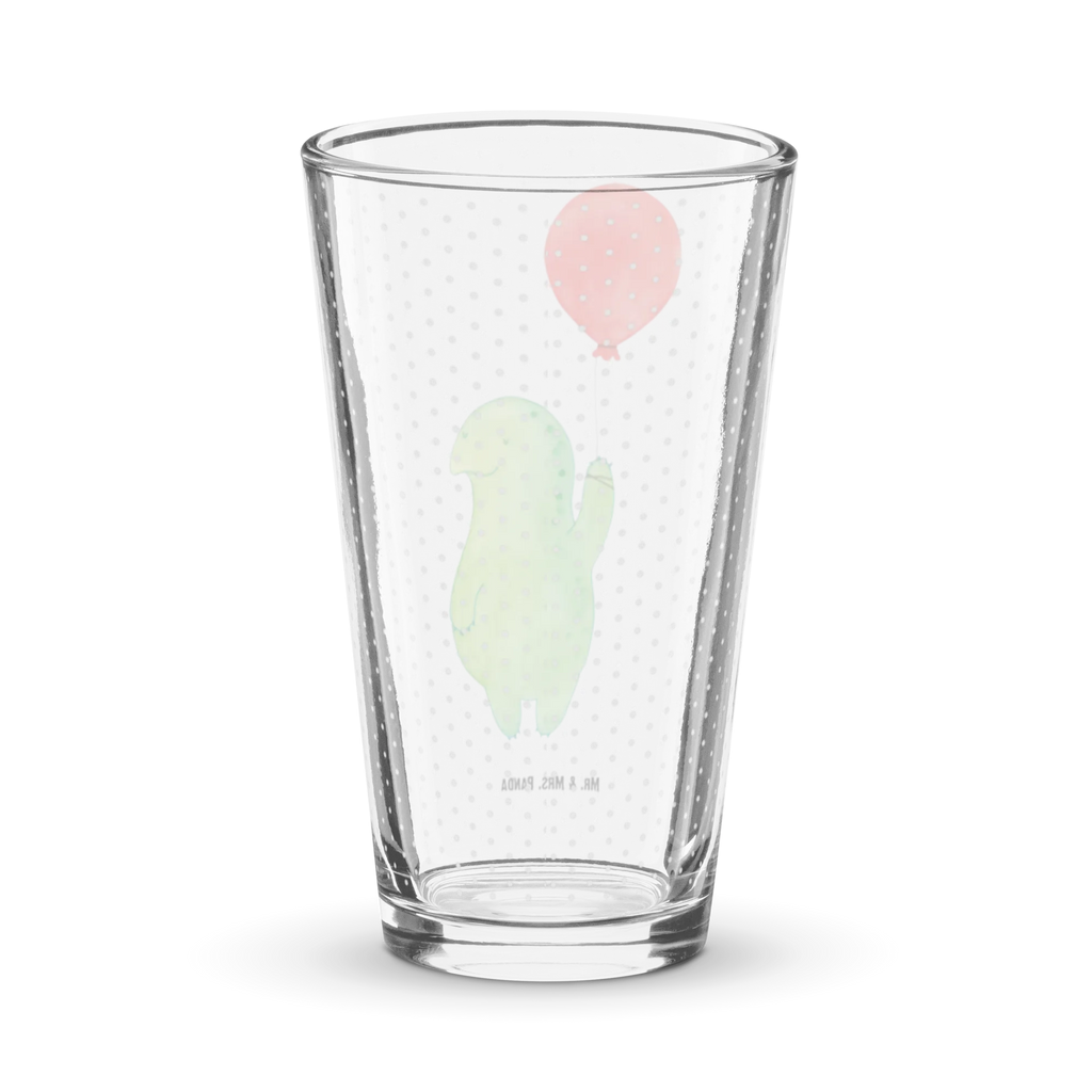 Premium Trinkglas Schildkröte Luftballon Trinkglas, Glas, Pint Glas, Bierglas, Cocktail Glas, Wasserglas, Schildkröte, Schildkröten, Mutausbruch, Motivation, Motivationsspruch