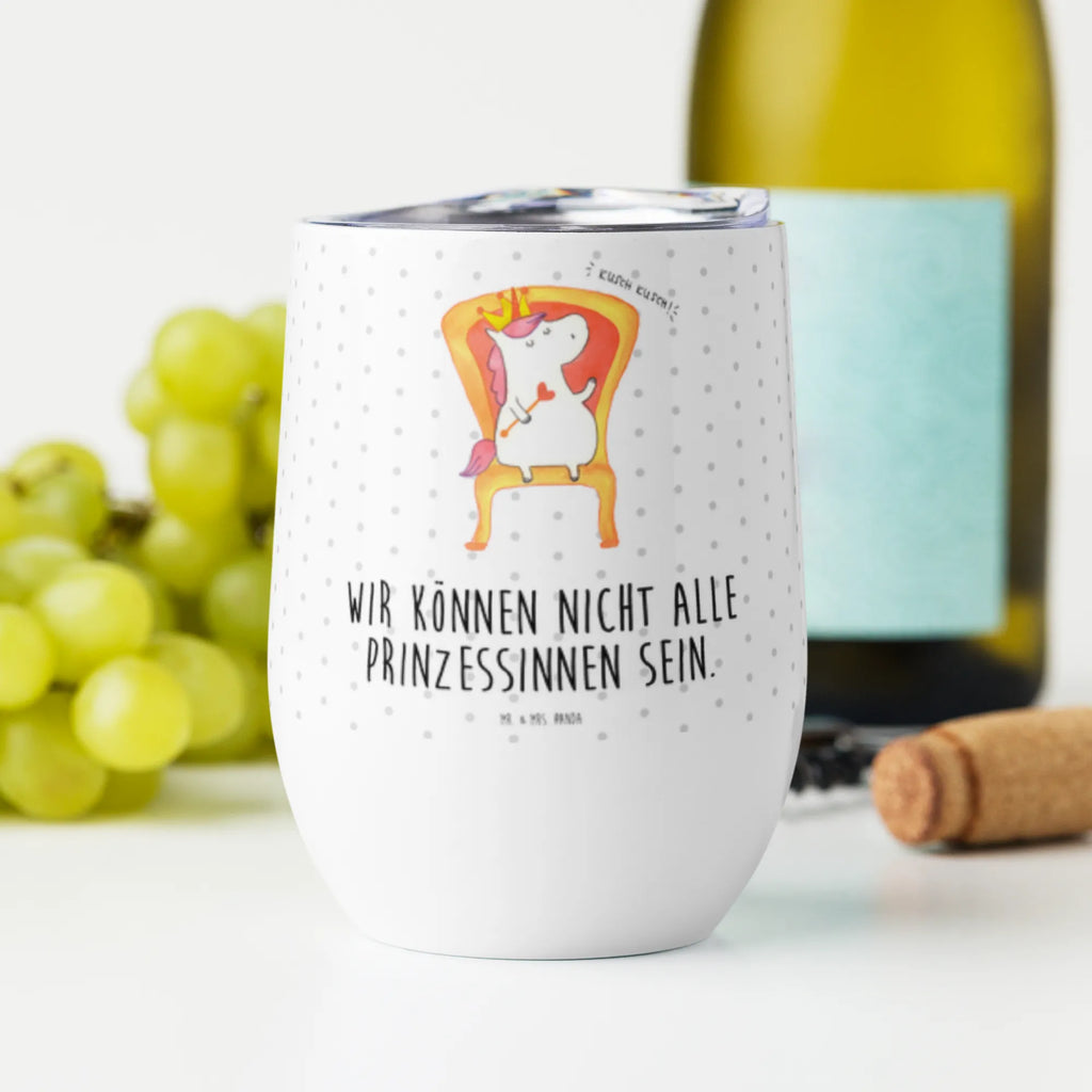 Weinbecher Einhorn König Weinbecher, Glühwein Becher, Heißgetränke, Trinkbecher, Weinkelch, Weingläser, hochwertiger Weinbecher, Weinbecher Reisen, Weinbecher unterwegs, Thermobecher, Glühweinbecher, Einhorn, Einhörner, Einhorn Deko, Unicorn, König, Präsident, Bundeskanzler, Herrscher, Kaiser, Prinzessin, Krone