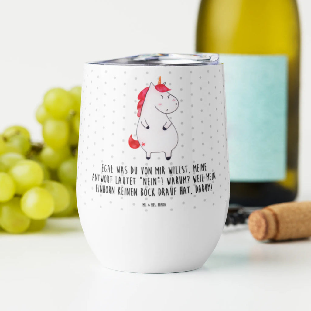 Weinbecher Einhorn wütend Weinbecher, Glühwein Becher, Heißgetränke, Trinkbecher, Weinkelch, Weingläser, hochwertiger Weinbecher, Weinbecher Reisen, Weinbecher unterwegs, Thermobecher, Glühweinbecher, Einhorn, Einhörner, Einhorn Deko, Pegasus, Unicorn, Realität, Ansage, lustlos, nein, Büro, Arbeit, wütend, dumme Fragen, lustig, Spaß, Geschenk