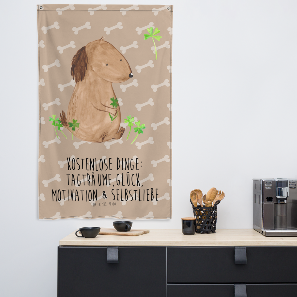 Wandteppich Hund Kleeblatt Wandbehang, Dekoration, Boho, Wandteppich, Wandtuch, Wanddeko, Tapisserie, Tapestry, Wandbild, Textil-Kunst, Schmuck-Wandbehang, Wand Deko, Kinderzimmer, Kinderzimmer Wand, Kinderzimmer Deko, Kinderzimmer Wanddeko, Hund, Hundemotiv, Haustier, Hunderasse, Tierliebhaber, Hundebesitzer, Sprüche, Kleeblatt, Glück, Tagträume, Motivation, Neuanfang, Geschenk, Glücksbringer, Selbstliebe, Achtsamkeit