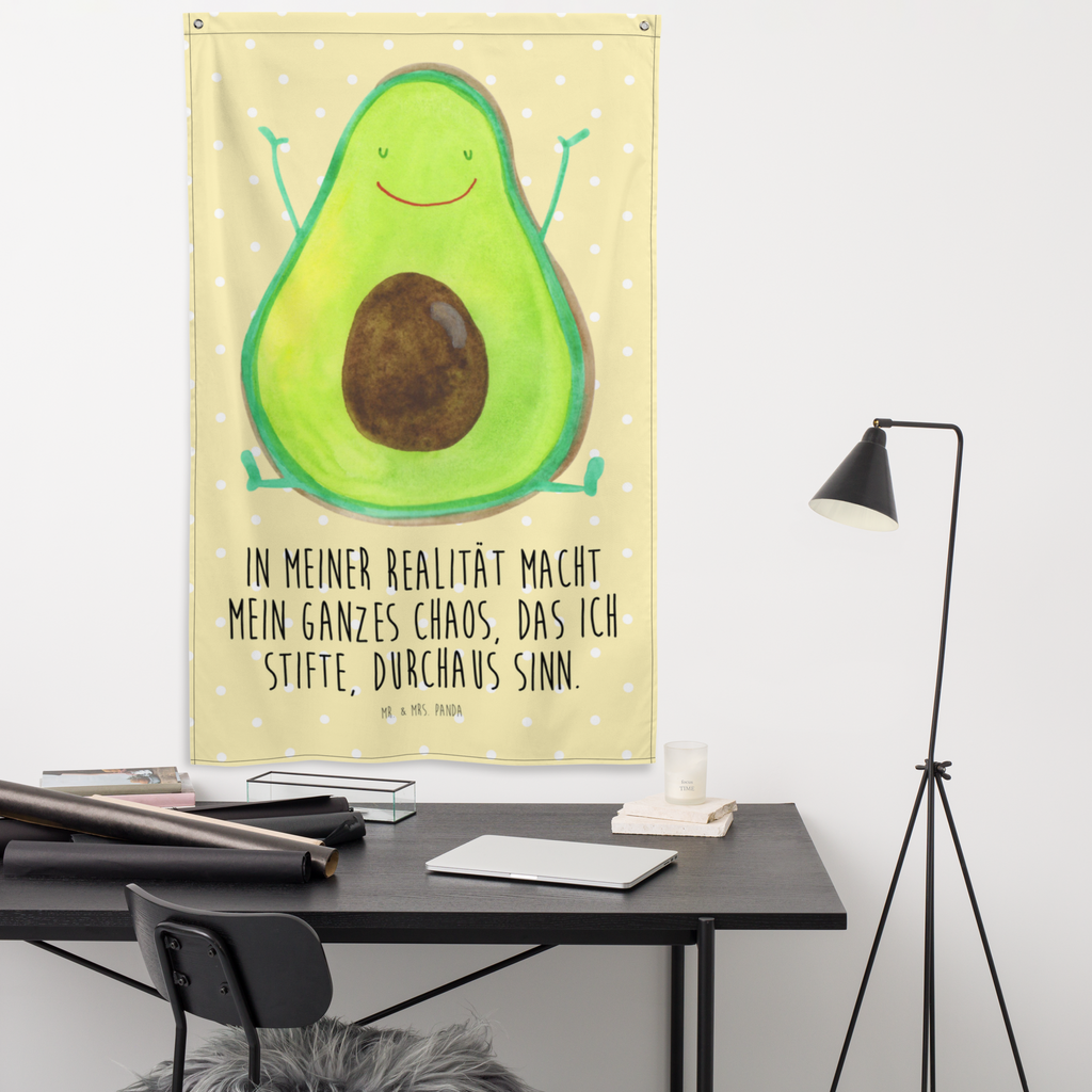 Wandteppich Avocado Happy Wandbehang, Dekoration, Boho, Wandteppich, Wandtuch, Wanddeko, Tapisserie, Tapestry, Wandbild, Textil-Kunst, Schmuck-Wandbehang, Wand Deko, Kinderzimmer, Kinderzimmer Wand, Kinderzimmer Deko, Kinderzimmer Wanddeko, Avocado, Veggie, Vegan, Gesund, Chaos