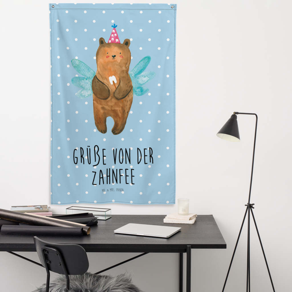 Wandteppich Zahnfee Bär Wandbehang, Dekoration, Boho, Wandteppich, Wandtuch, Wanddeko, Tapisserie, Tapestry, Wandbild, Textil-Kunst, Schmuck-Wandbehang, Wand Deko, Kinderzimmer, Kinderzimmer Wand, Kinderzimmer Deko, Kinderzimmer Wanddeko, Bär, Teddy, Teddybär, Zahnfee, Fee, Milchzahn, Erster Zahn