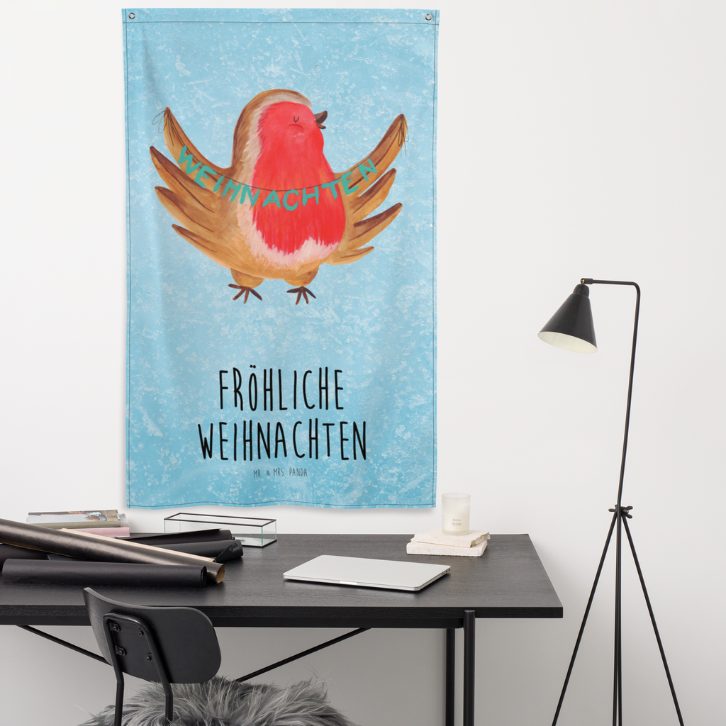 Wandteppich Rotkehlchen Weihnachten Wandbehang, Dekoration, Boho, Wandteppich, Wandtuch, Wanddeko, Tapisserie, Tapestry, Wandbild, Textil-Kunst, Schmuck-Wandbehang, Wand Deko, Kinderzimmer, Kinderzimmer Wand, Kinderzimmer Deko, Kinderzimmer Wanddeko, Winter, Weihnachten, Weihnachtsdeko, Nikolaus, Advent, Heiligabend, Wintermotiv, Frohe Weihnachten, Weihnachtsmotiv, Weihnachtsgruß, Vogel, xmas