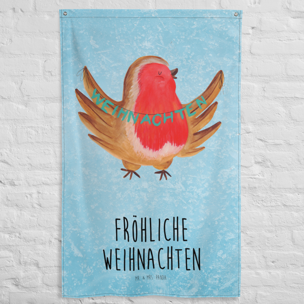 Wandteppich Rotkehlchen Weihnachten Wandbehang, Dekoration, Boho, Wandteppich, Wandtuch, Wanddeko, Tapisserie, Tapestry, Wandbild, Textil-Kunst, Schmuck-Wandbehang, Wand Deko, Kinderzimmer, Kinderzimmer Wand, Kinderzimmer Deko, Kinderzimmer Wanddeko, Winter, Weihnachten, Weihnachtsdeko, Nikolaus, Advent, Heiligabend, Wintermotiv, Frohe Weihnachten, Weihnachtsmotiv, Weihnachtsgruß, Vogel, xmas