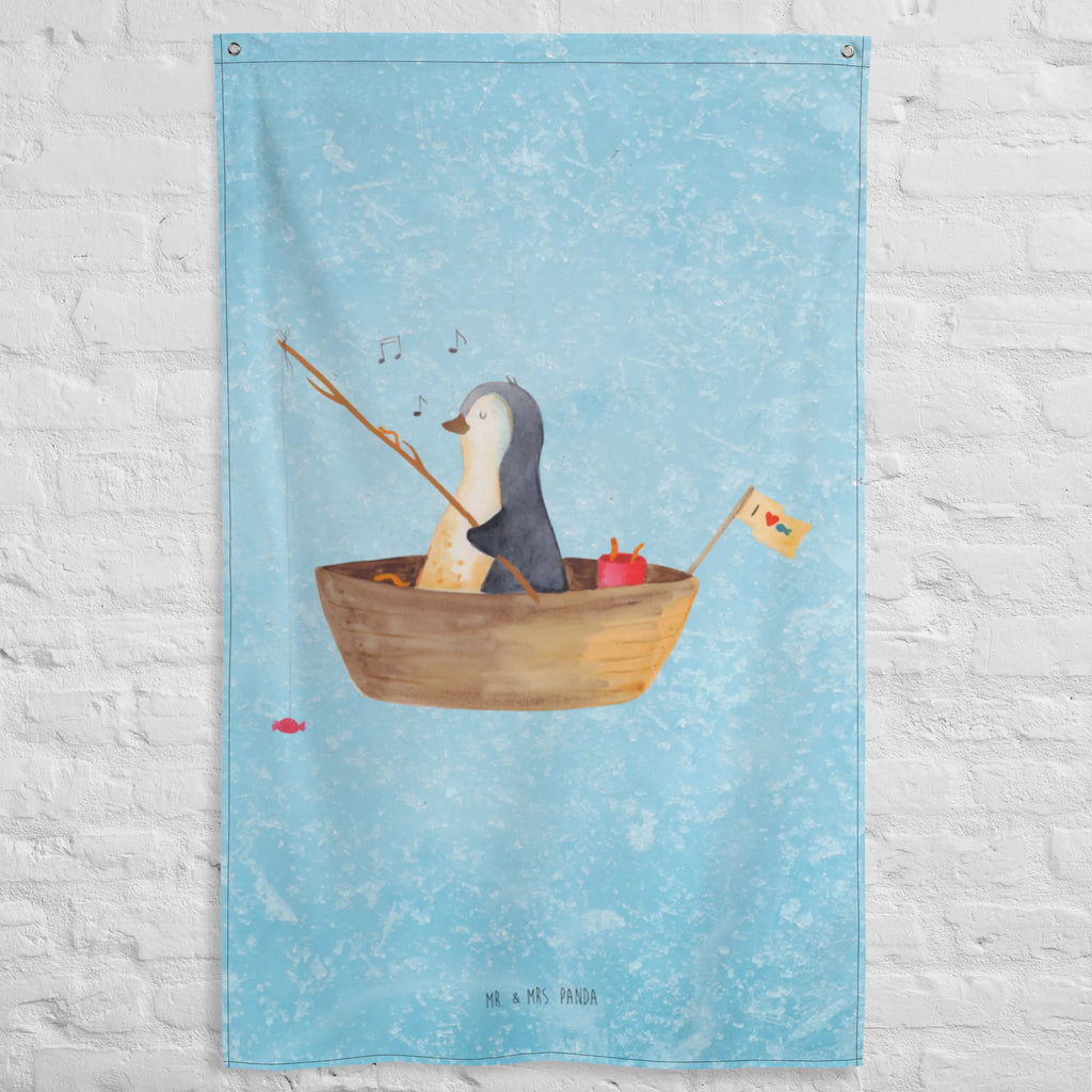 Wandteppich Pinguin Angelboot Wandbehang, Dekoration, Boho, Wandteppich, Wandtuch, Wanddeko, Tapisserie, Tapestry, Wandbild, Textil-Kunst, Schmuck-Wandbehang, Wand Deko, Kinderzimmer, Kinderzimmer Wand, Kinderzimmer Deko, Kinderzimmer Wanddeko, Pinguin, Pinguine, Angeln, Boot, Angelboot, Lebenslust, Leben, genießen, Motivation, Neustart, Neuanfang, Trennung, Scheidung, Geschenkidee Liebeskummer