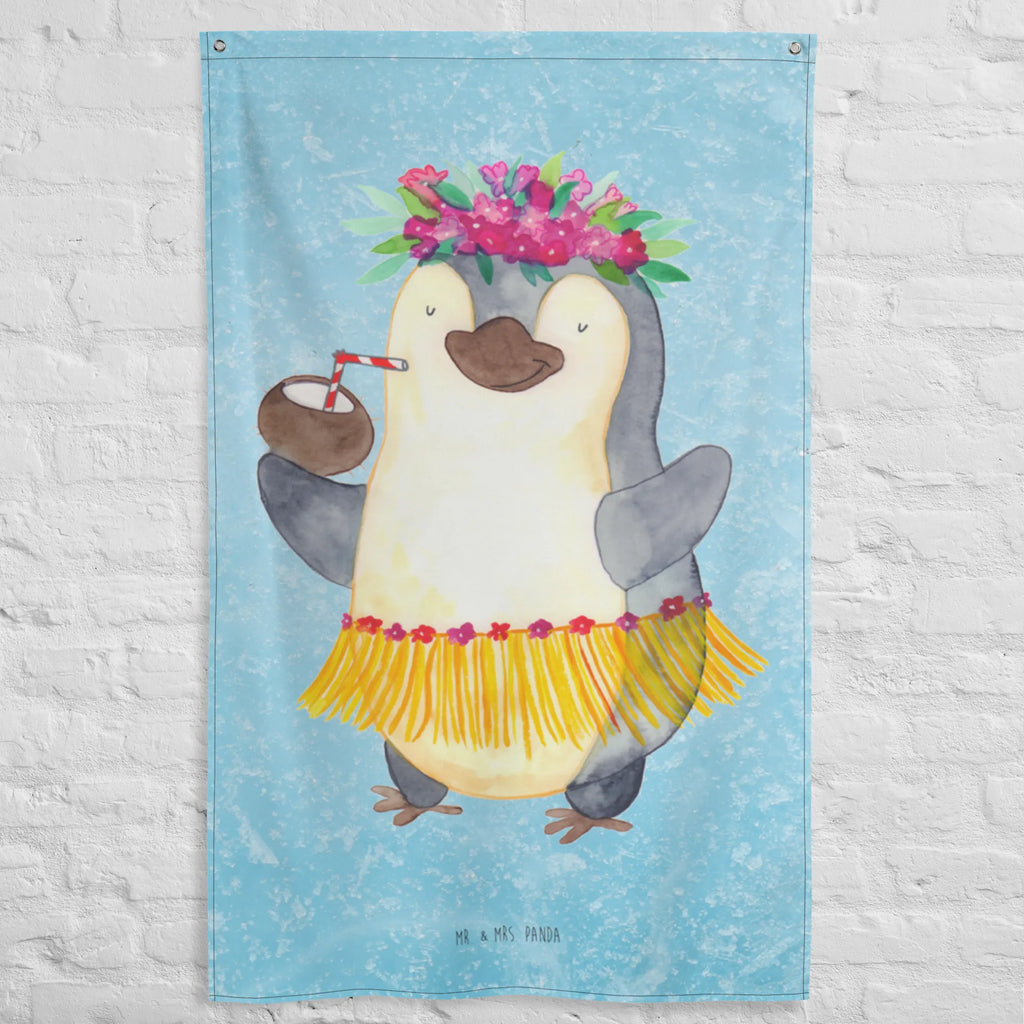 Wandteppich Pinguin Kokosnuss Wandbehang, Dekoration, Boho, Wandteppich, Wandtuch, Wanddeko, Tapisserie, Tapestry, Wandbild, Textil-Kunst, Schmuck-Wandbehang, Wand Deko, Kinderzimmer, Kinderzimmer Wand, Kinderzimmer Deko, Kinderzimmer Wanddeko, Pinguin, Aloha, Hawaii, Urlaub, Kokosnuss, Pinguine