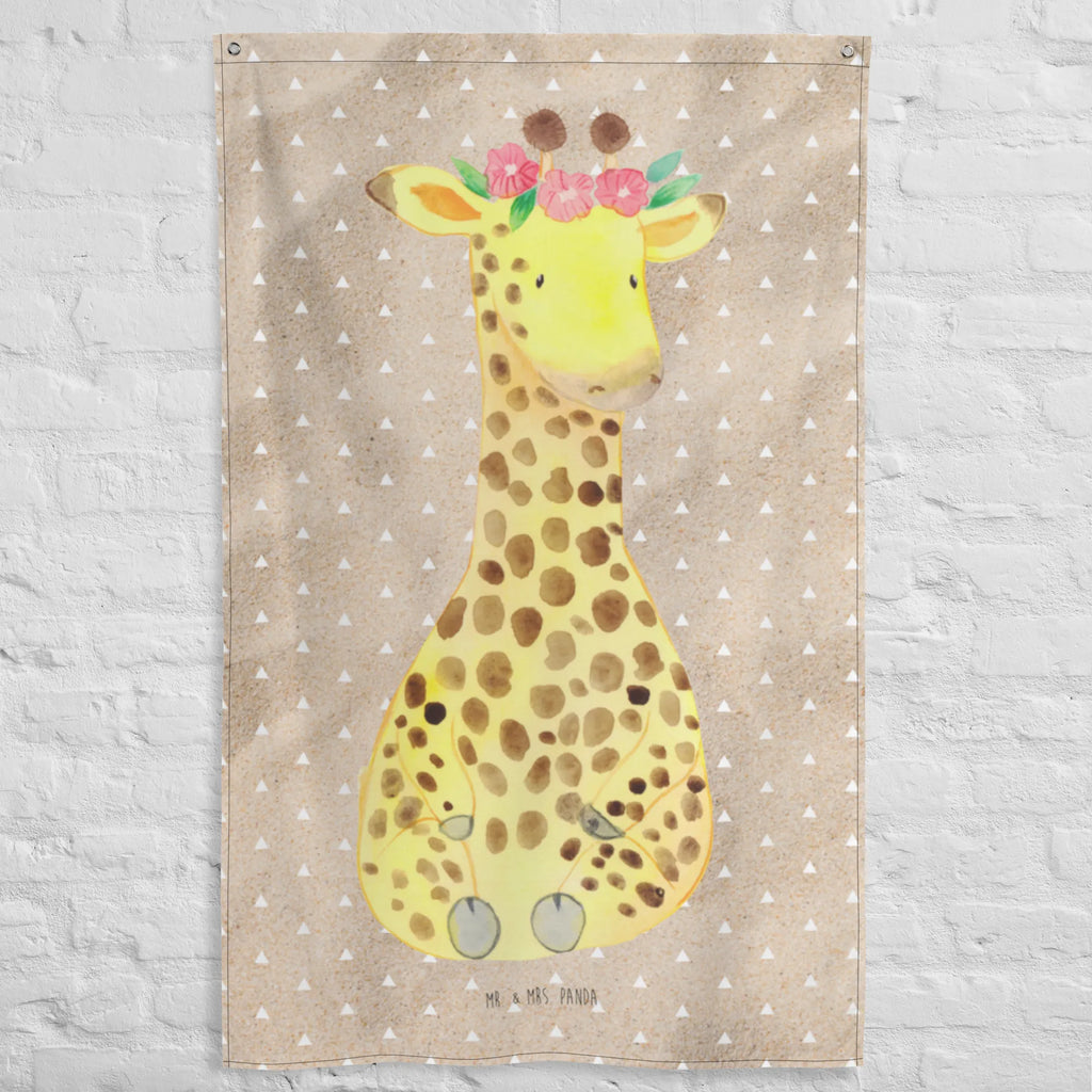 Wandteppich Giraffe Blumenkranz Wandbehang, Dekoration, Boho, Wandteppich, Wandtuch, Wanddeko, Tapisserie, Tapestry, Wandbild, Textil-Kunst, Schmuck-Wandbehang, Wand Deko, Kinderzimmer, Kinderzimmer Wand, Kinderzimmer Deko, Kinderzimmer Wanddeko, Afrika, Wildtiere, Giraffe, Blumenkranz, Abenteurer, Selbstliebe, Freundin