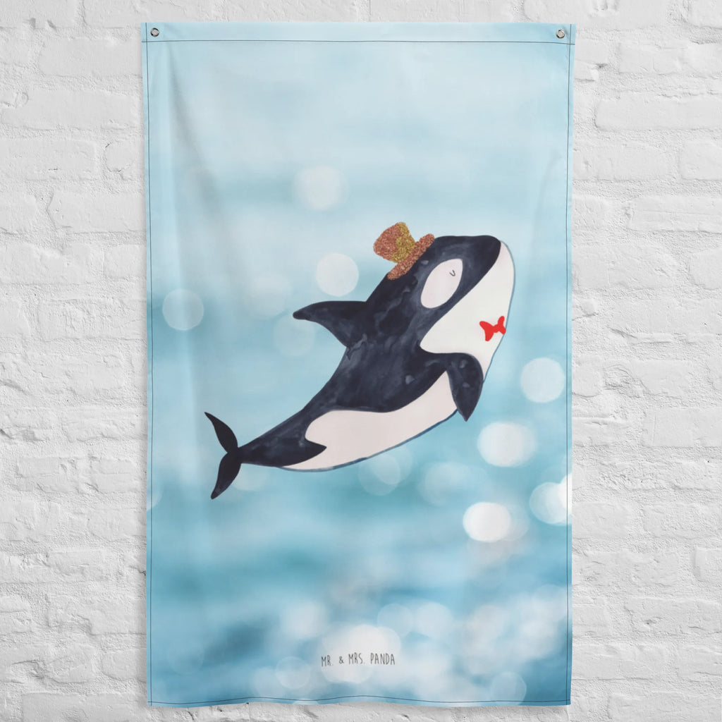 Wandteppich Orca Zylinder Wandbehang, Dekoration, Boho, Wandteppich, Wandtuch, Wanddeko, Tapisserie, Tapestry, Wandbild, Textil-Kunst, Schmuck-Wandbehang, Wand Deko, Kinderzimmer, Kinderzimmer Wand, Kinderzimmer Deko, Kinderzimmer Wanddeko, Meerestiere, Meer, Urlaub, Narwal, Glitter, Konfetti, Glitzer, Geburtstag, Feier, Fete, Fest, Glückwunsch, Orca