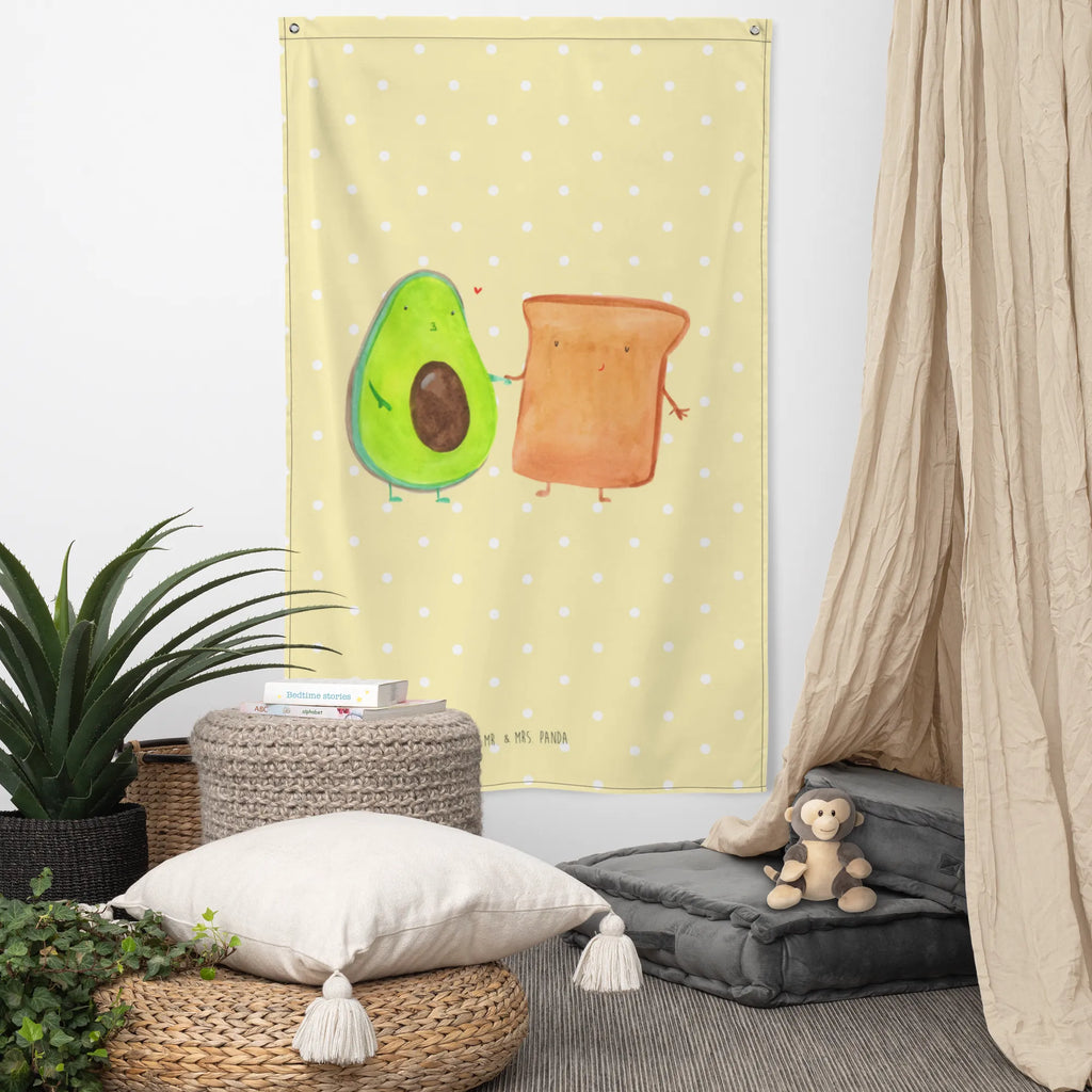 Wandteppich Avocado + Toast Wandbehang, Dekoration, Boho, Wandteppich, Wandtuch, Wanddeko, Tapisserie, Tapestry, Wandbild, Textil-Kunst, Schmuck-Wandbehang, Wand Deko, Kinderzimmer, Kinderzimmer Wand, Kinderzimmer Deko, Kinderzimmer Wanddeko, Avocado, Veggie, Vegan, Gesund, Toast, Toastbrot, Liebespaar, Pärchen, Freund, Freundin, Verlobt, Verlobungsparty, Hochzeit, Hochzeitsgeschenk, Jahrestag, Jahrestagsgeschenk