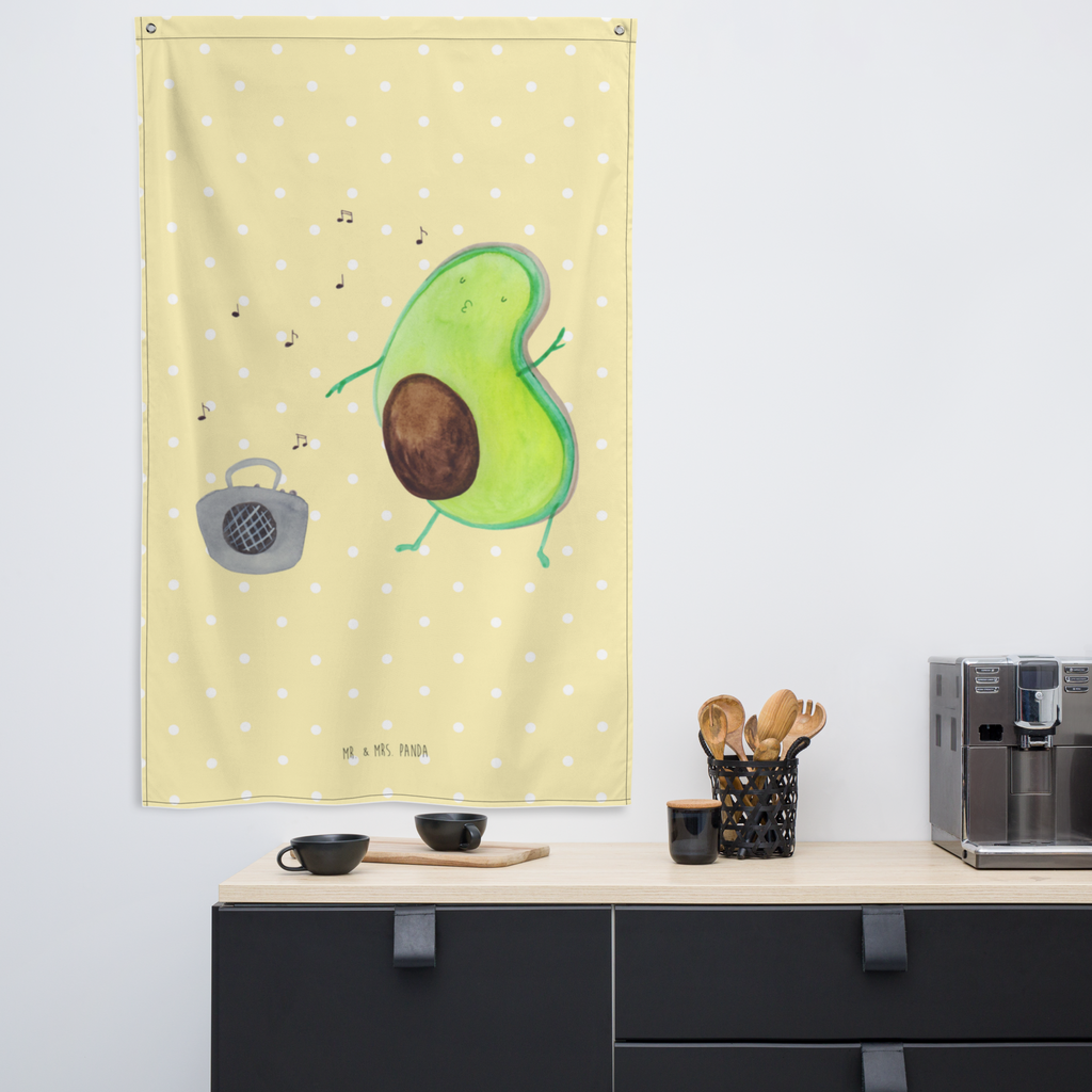 Wandteppich Avocado tanzt Wandbehang, Dekoration, Boho, Wandteppich, Wandtuch, Wanddeko, Tapisserie, Tapestry, Wandbild, Textil-Kunst, Schmuck-Wandbehang, Wand Deko, Kinderzimmer, Kinderzimmer Wand, Kinderzimmer Deko, Kinderzimmer Wanddeko, Avocado, Veggie, Vegan, Gesund