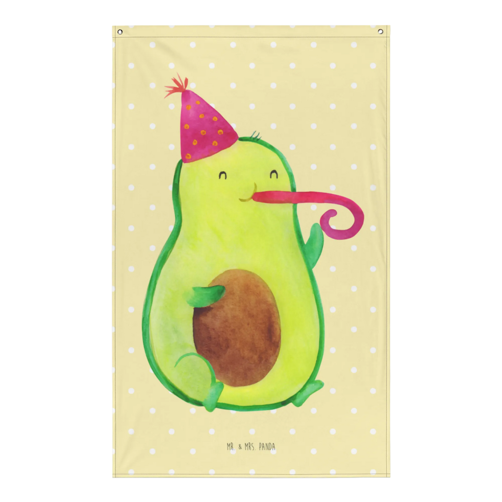 Wandteppich Avocado Partyhupe Wandbehang, Dekoration, Boho, Wandteppich, Wandtuch, Wanddeko, Tapisserie, Tapestry, Wandbild, Textil-Kunst, Schmuck-Wandbehang, Wand Deko, Kinderzimmer, Kinderzimmer Wand, Kinderzimmer Deko, Kinderzimmer Wanddeko, Avocado, Veggie, Vegan, Gesund, Party, Feierlichkeit, Feier, Fete, Geburtstag, Gute Laune, Tröte