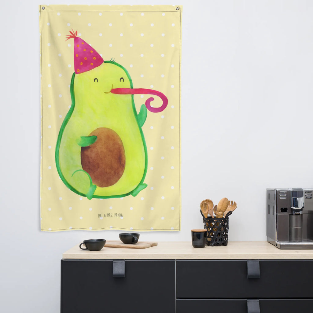 Wandteppich Avocado Party Time Wandbehang, Dekoration, Boho, Wandteppich, Wandtuch, Wanddeko, Tapisserie, Tapestry, Wandbild, Textil-Kunst, Schmuck-Wandbehang, Wand Deko, Kinderzimmer, Kinderzimmer Wand, Kinderzimmer Deko, Kinderzimmer Wanddeko, Avocado, Veggie, Vegan, Gesund