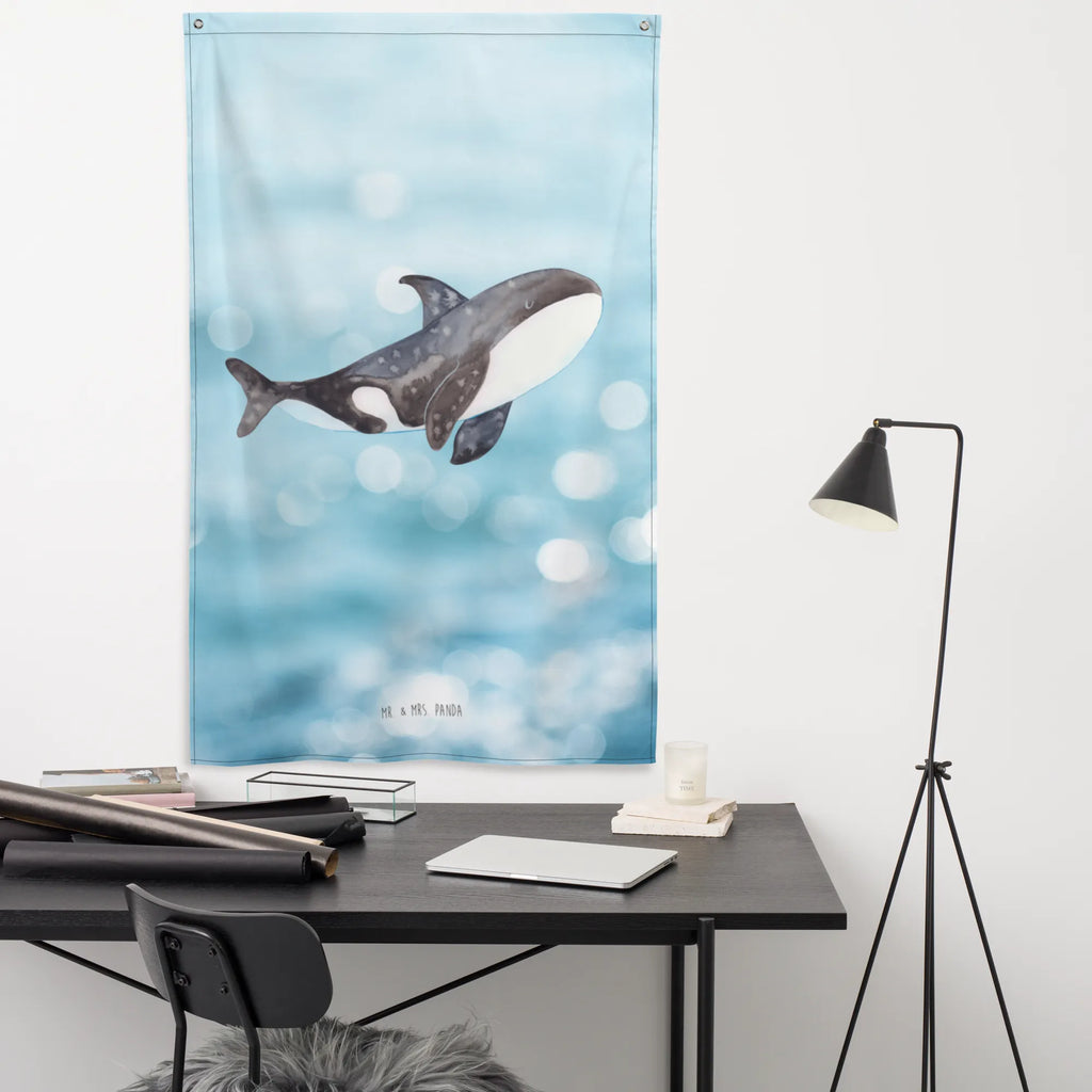 Wandteppich Orca Wandbehang, Dekoration, Boho, Wandteppich, Wandtuch, Wanddeko, Tapisserie, Tapestry, Wandbild, Textil-Kunst, Schmuck-Wandbehang, Wand Deko, Kinderzimmer, Kinderzimmer Wand, Kinderzimmer Deko, Kinderzimmer Wanddeko, Meerestiere, Meer, Urlaub, Orca, Orcas, Killerwal, Wal, Möglichkeiten, Büro, Arbeit, Motivation, Selbstliebe, Neustart, Startup