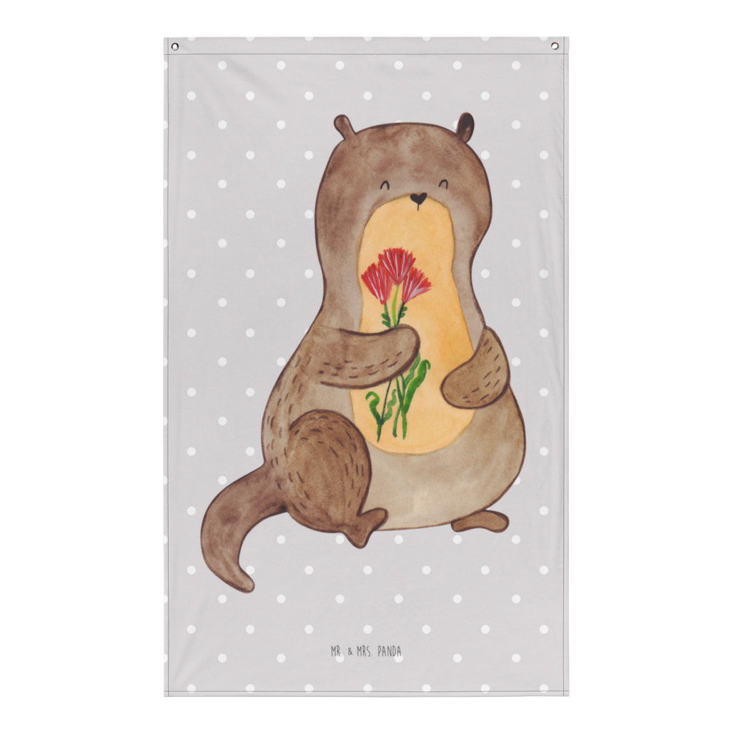 Wandteppich Otter Blumenstrauß Wandbehang, Dekoration, Boho, Wandteppich, Wandtuch, Wanddeko, Tapisserie, Tapestry, Wandbild, Textil-Kunst, Schmuck-Wandbehang, Wand Deko, Kinderzimmer, Kinderzimmer Wand, Kinderzimmer Deko, Kinderzimmer Wanddeko, Otter, Fischotter, Seeotter, Otter Seeotter See Otter