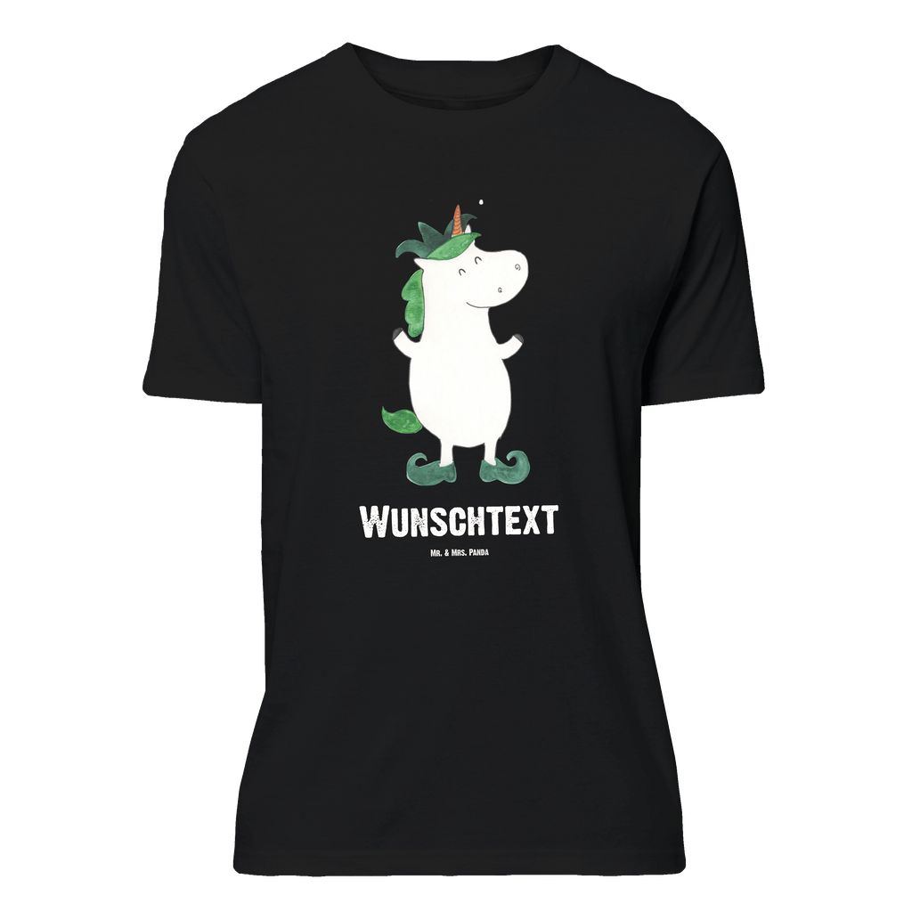 Personalisiertes T-Shirt Einhorn Joker T-Shirt Personalisiert, T-Shirt mit Namen, T-Shirt mit Aufruck, Männer, Frauen, Wunschtext, Bedrucken, Einhorn, Einhörner, Einhorn Deko, Pegasus, Unicorn, Hofnarr, Kasper, Gaukler, Mittelalter