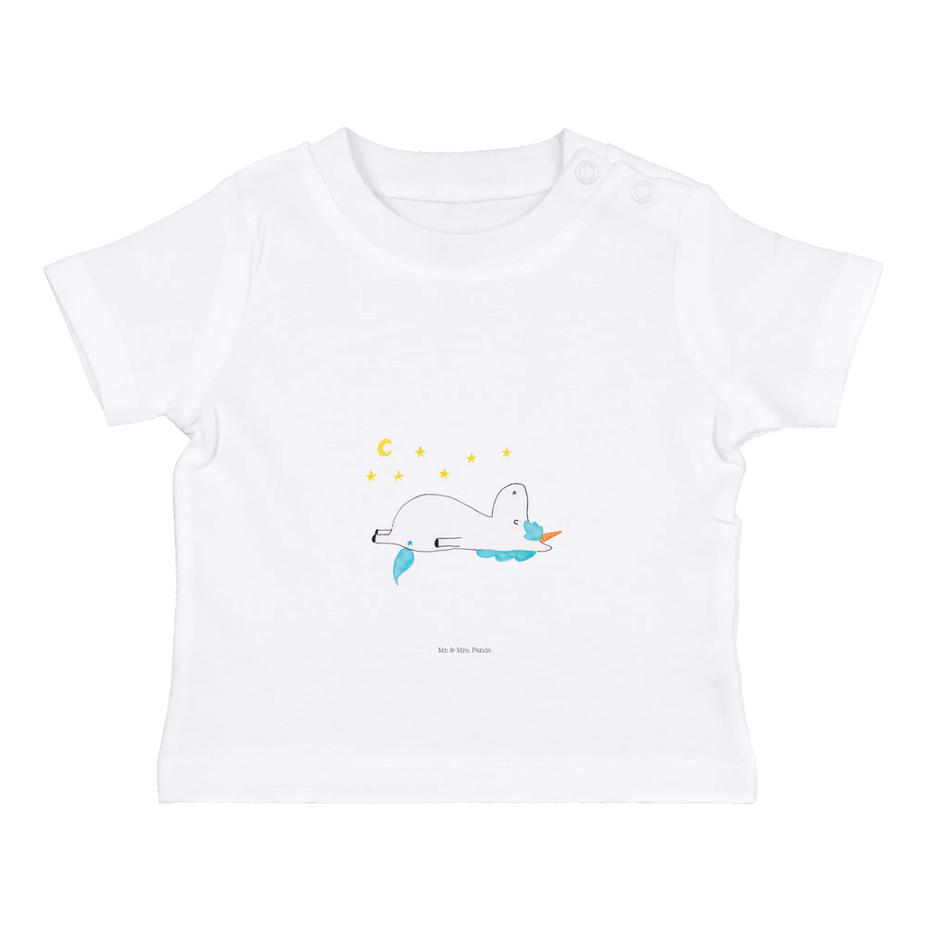 Organic Baby Shirt Einhorn Sternenhimmel Baby T-Shirt, Jungen Baby T-Shirt, Mädchen Baby T-Shirt, Shirt, Einhorn, Einhörner, Einhorn Deko, Pegasus, Unicorn, Sterne, Dachschaden, Verrückt, Sternenhimmel