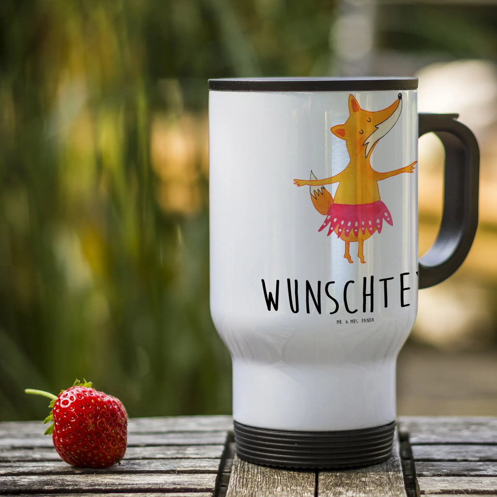 Personalisierter Thermobecher Fuchs Ballerina Personalisierter Thermobecher, Personalisierter To Go Becher, Personalisierte Thermotasse, Personalisierter Kaffeebecher, Personalisierter Isolierbecher, Thermobecher personalisieren, Thermobecher mit Namen, Thermobecher selbst gestalten, Wunschname, Spülmaschinenfest, Bedrucken, Isolierbecher mit Namen, Isolierbecher selbst gestalten, Thermotasse personalisieren, Thermotasse mit Namen, Fuchs, Fuchs Spruch, Füchse, Füchsin, Ballerina, Ballett, Tänzerin, Tanzen, Party, Einladung, Geburtstag