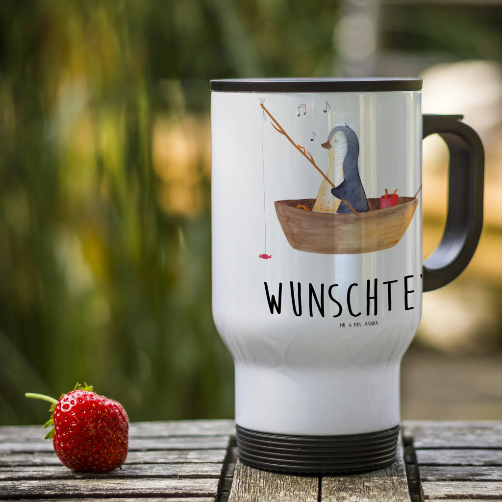 Personalisierter Thermobecher Pinguin Angelboot Personalisierter Thermobecher, Personalisierter To Go Becher, Personalisierte Thermotasse, Personalisierter Kaffeebecher, Personalisierter Isolierbecher, Thermobecher personalisieren, Thermobecher mit Namen, Thermobecher selbst gestalten, Wunschname, Spülmaschinenfest, Bedrucken, Isolierbecher mit Namen, Isolierbecher selbst gestalten, Thermotasse personalisieren, Thermotasse mit Namen, Pinguin, Pinguine, Angeln, Boot, Angelboot, Lebenslust, Leben, genießen, Motivation, Neustart, Neuanfang, Trennung, Scheidung, Geschenkidee Liebeskummer