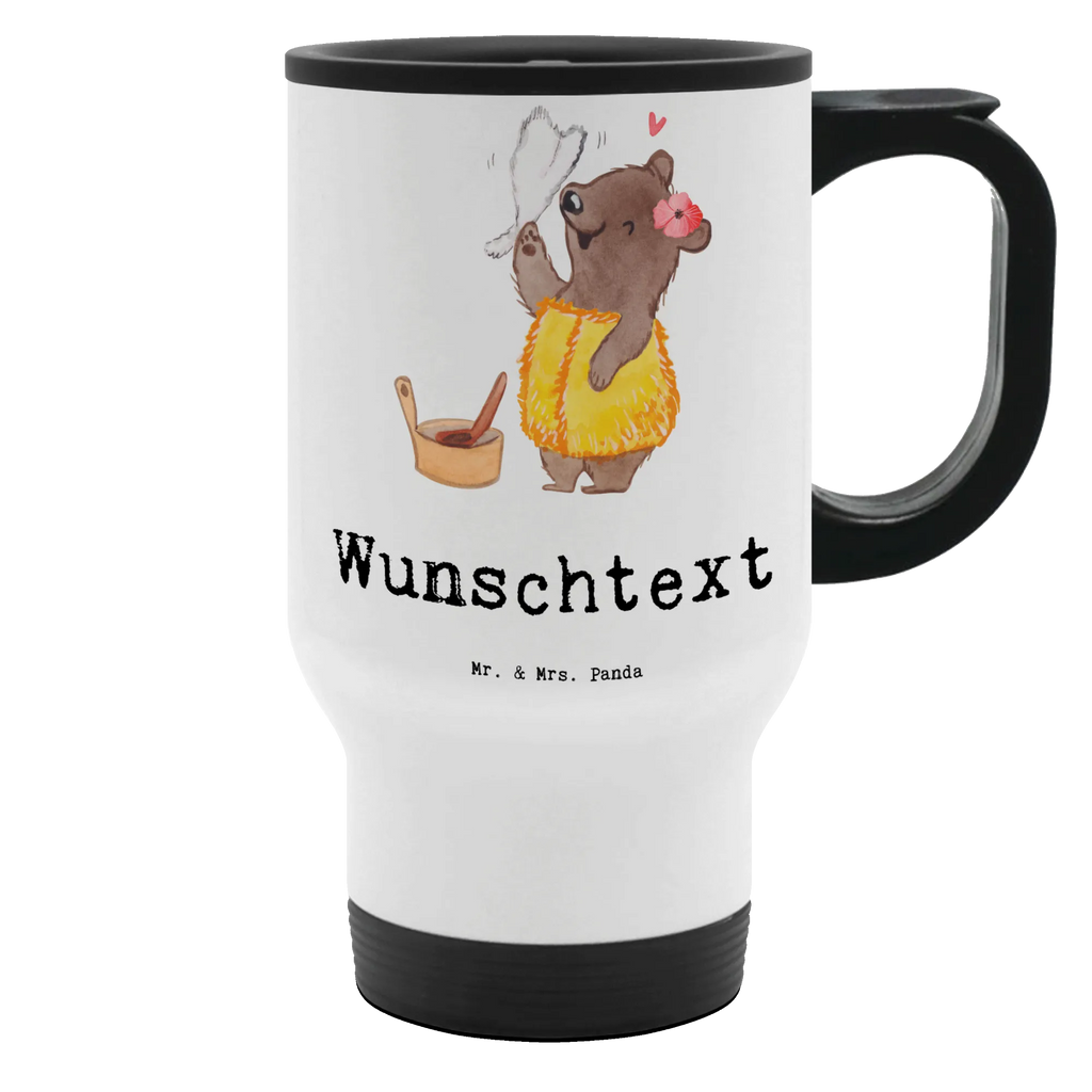 Personalisierter Thermobecher Saunameisterin mit Herz Personalisierter Thermobecher, Personalisierter To Go Becher, Personalisierte Thermotasse, Personalisierter Kaffeebecher, Personalisierter Isolierbecher, Thermobecher personalisieren, Thermobecher mit Namen, Thermobecher selbst gestalten, Wunschname, Spülmaschinenfest, Bedrucken, Isolierbecher mit Namen, Isolierbecher selbst gestalten, Thermotasse personalisieren, Thermotasse mit Namen, Beruf, Ausbildung, Jubiläum, Abschied, Rente, Kollege, Kollegin, Geschenk, Schenken, Arbeitskollege, Mitarbeiter, Firma, Danke, Dankeschön